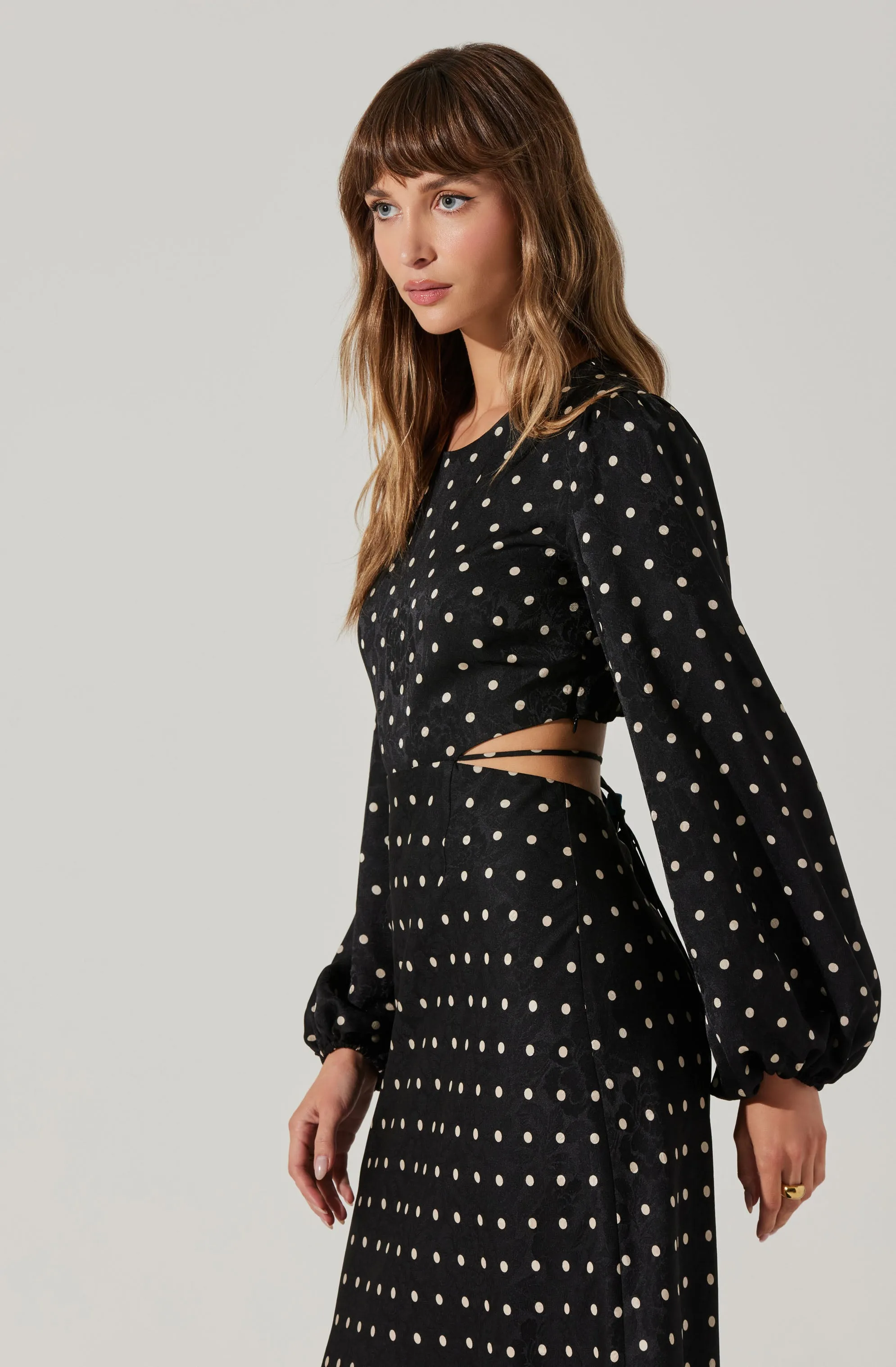 Quinn Floral Cutout Maxi Dress sold by Astr product image thumbnail 2