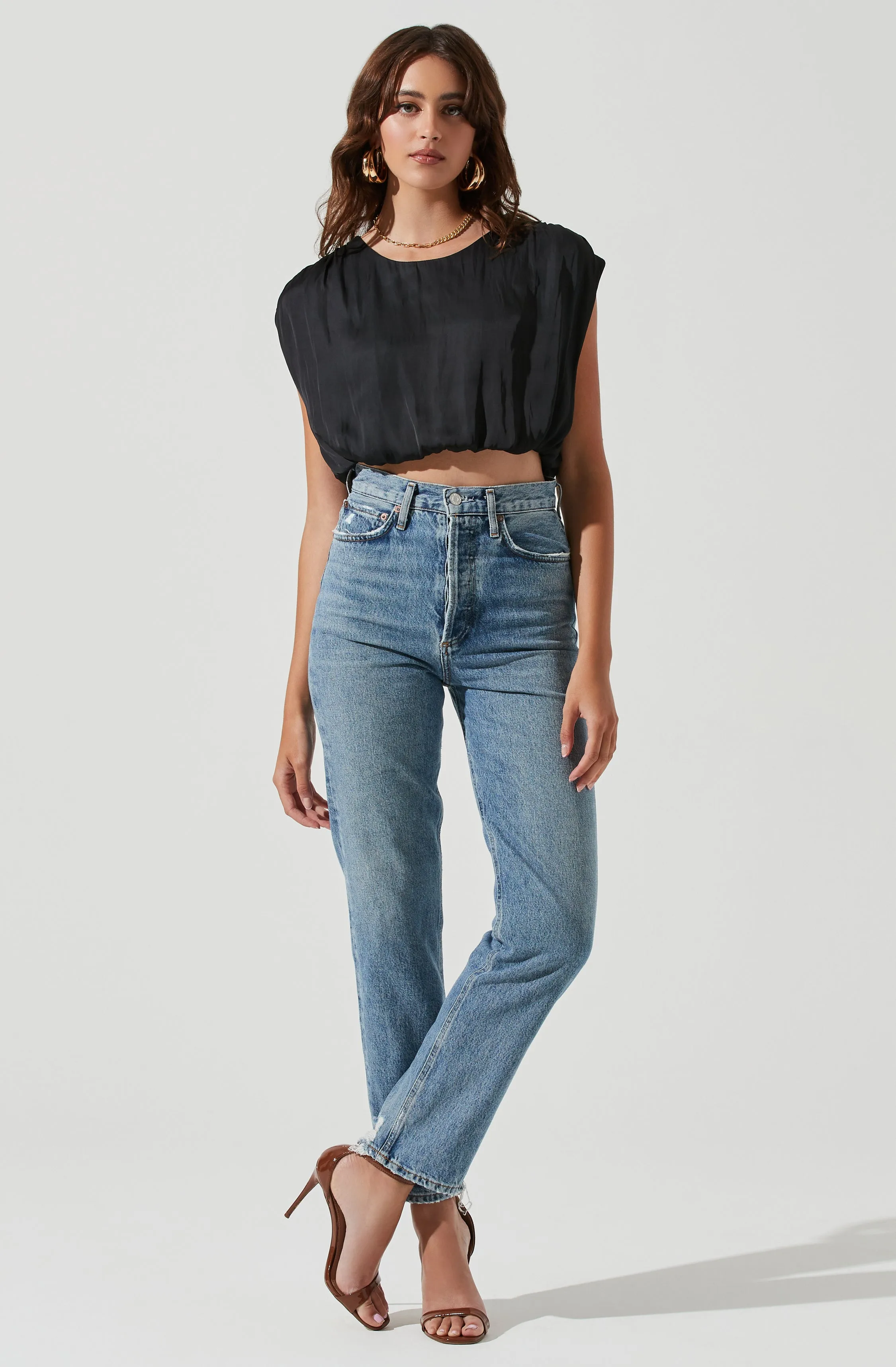 Riva Crop Top sold by Astr product image thumbnail 2