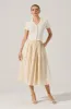 Attwell Pleated Midi Skirt sold by Astr