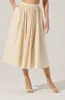 Attwell Pleated Midi Skirt sold by Astr