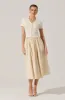 Attwell Pleated Midi Skirt sold by Astr