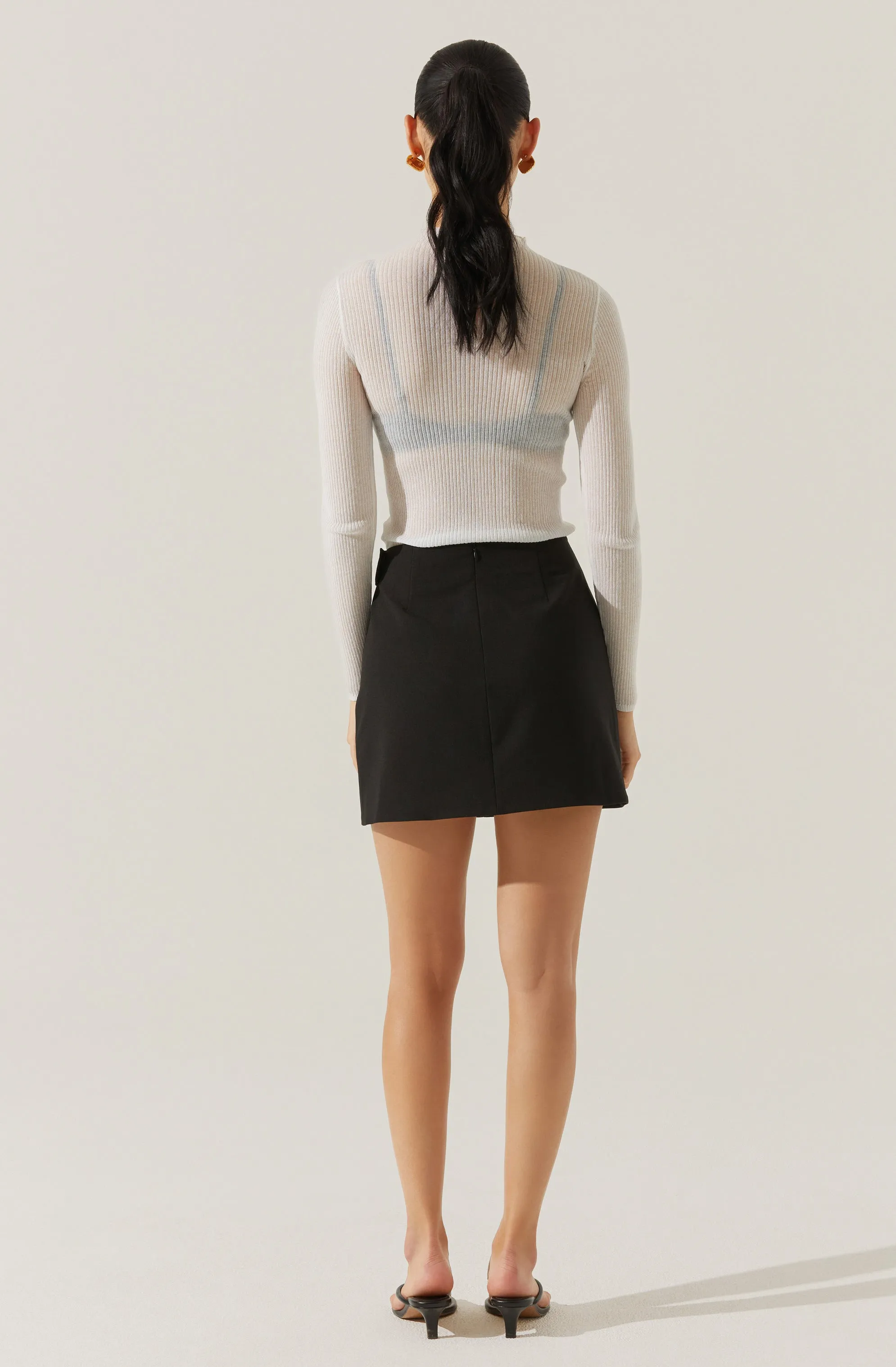 Sevyn Belted Wrap Skirt sold by Astr product image thumbnail 5