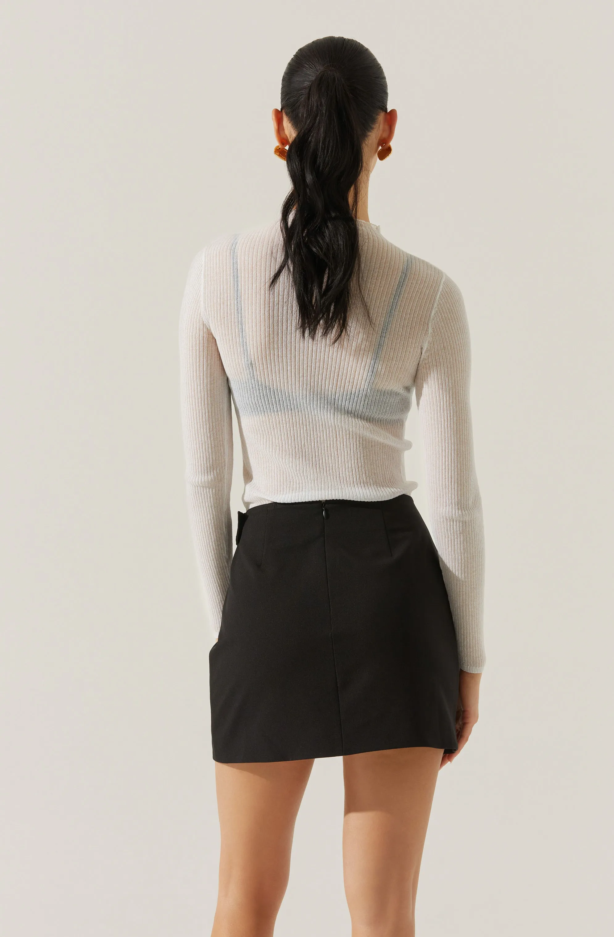 Sevyn Belted Wrap Skirt sold by Astr product image thumbnail 4