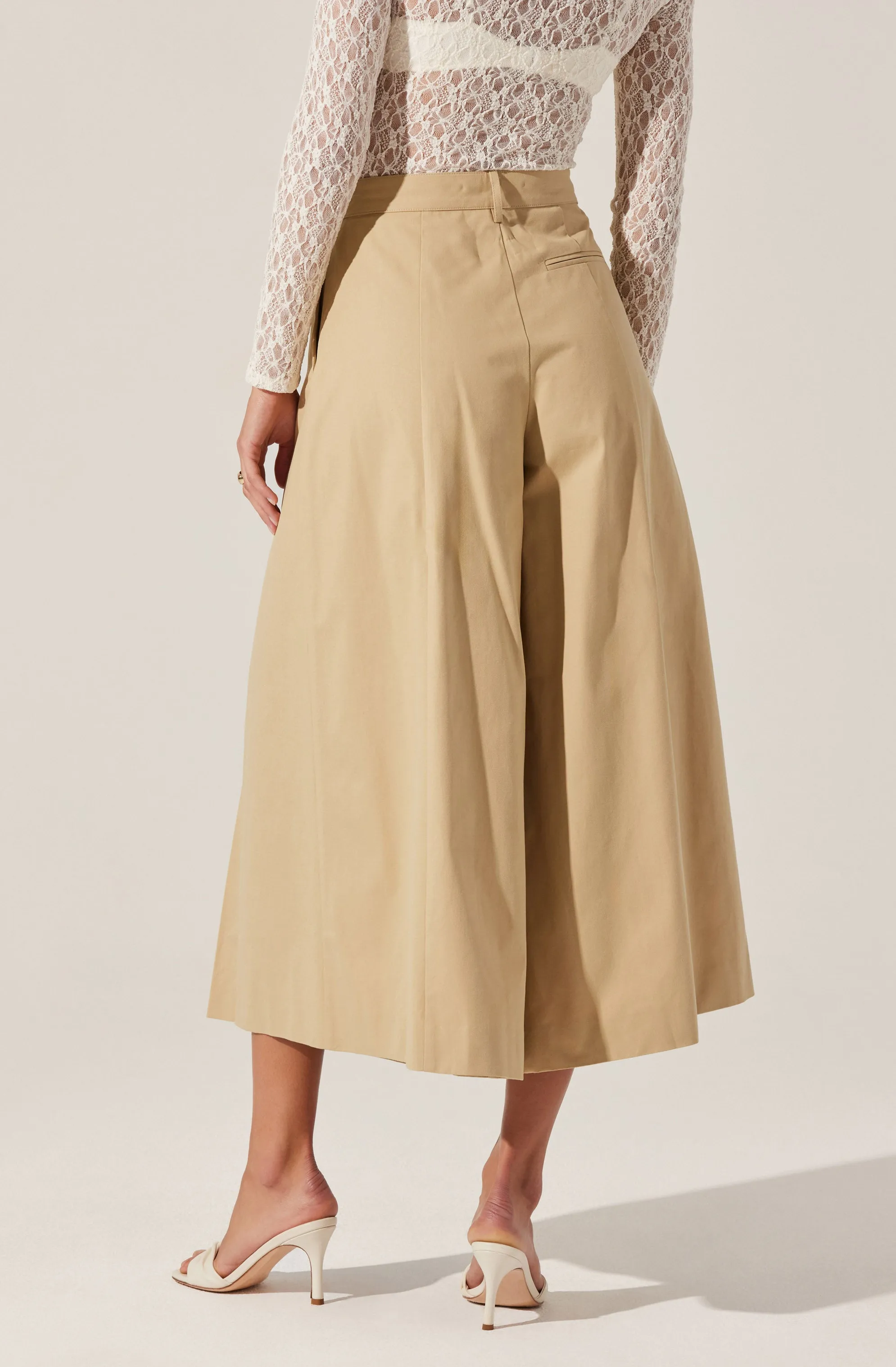 Rowen Pleated Culotte Pants sold by Astr product image thumbnail 3