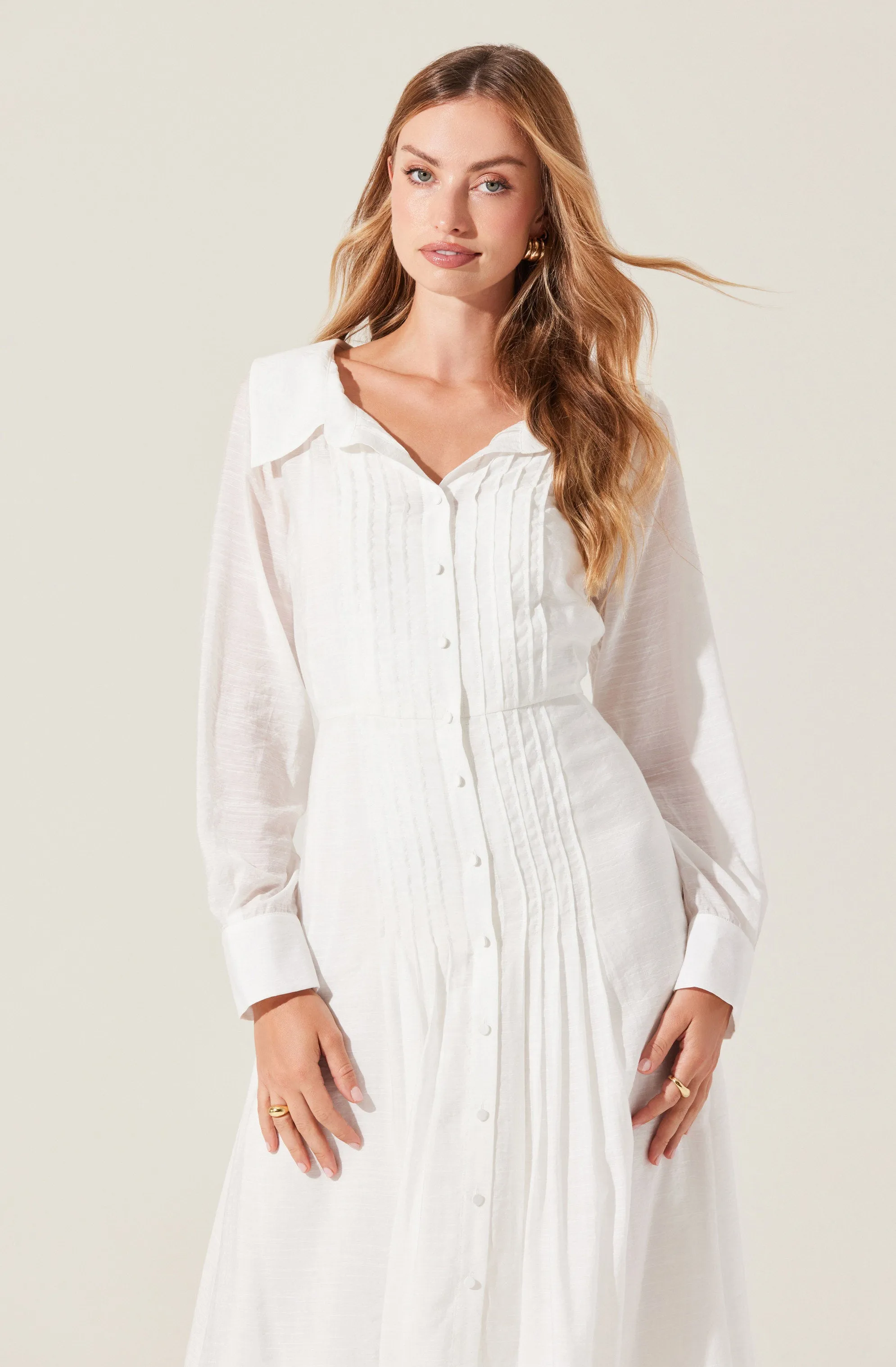 Diell Pleated Midi Dress sold by Astr product image thumbnail 2