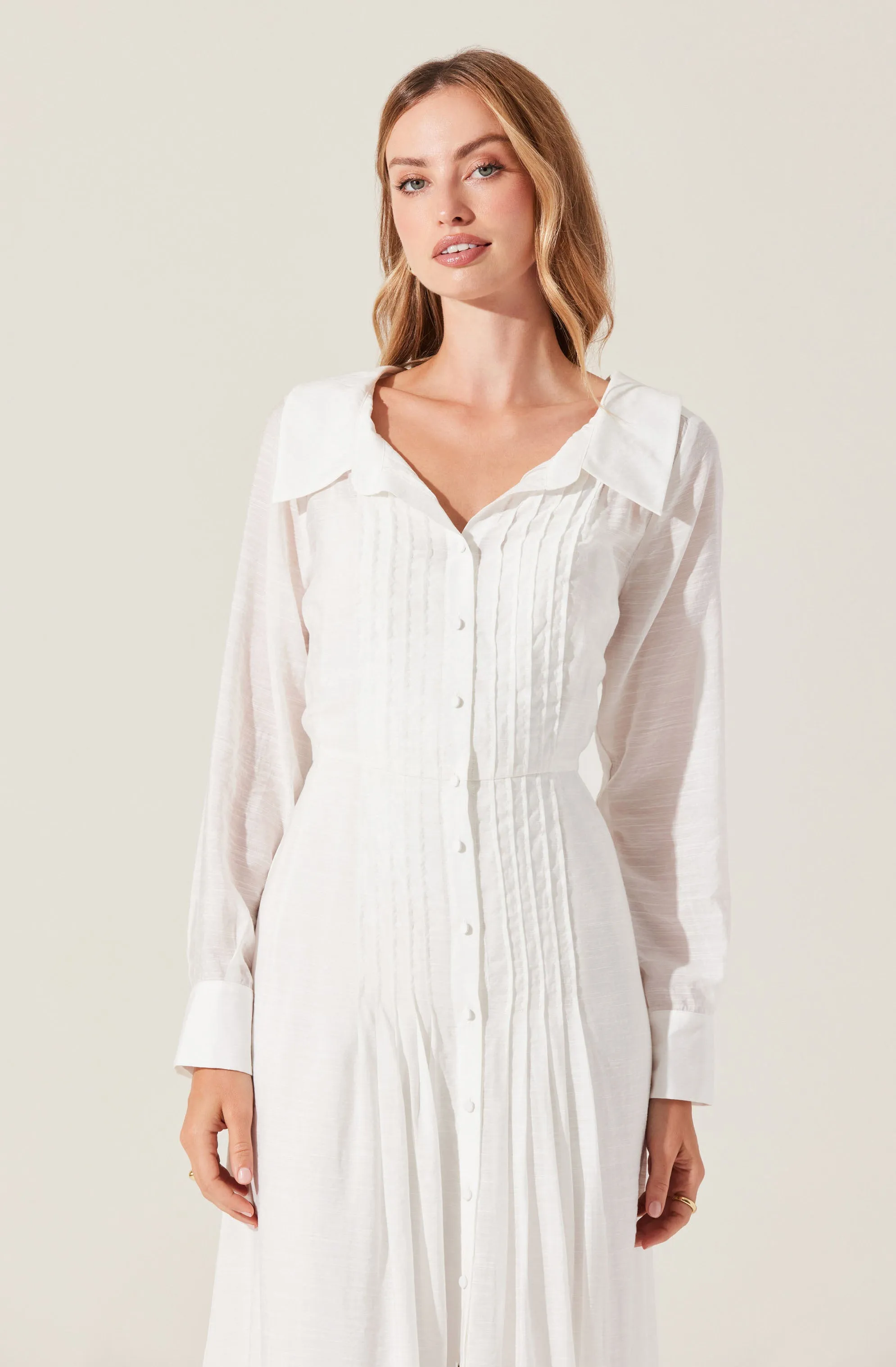 Diell Pleated Midi Dress sold by Astr product image thumbnail 4