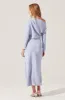 Naida Off Shoulder Midi Dress sold by Astr