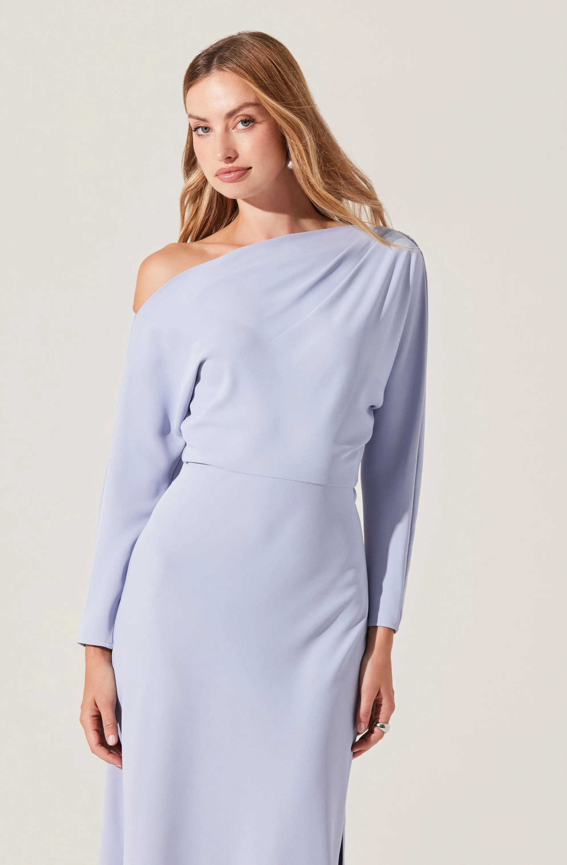 Naida Off Shoulder Midi Dress sold by Astr product image thumbnail 5