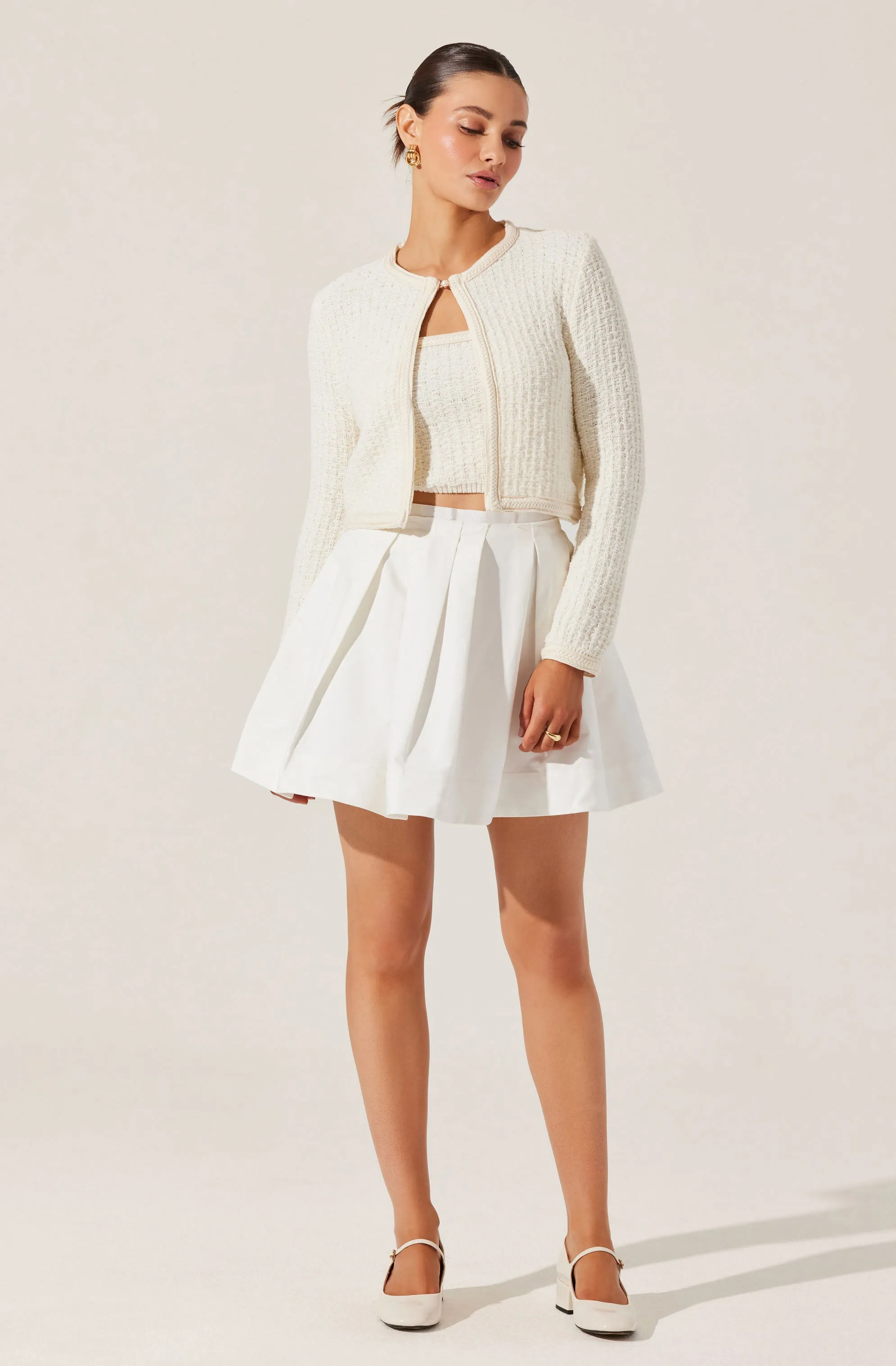 Blaise Pearl Button Cardigan sold by Astr product image thumbnail 2