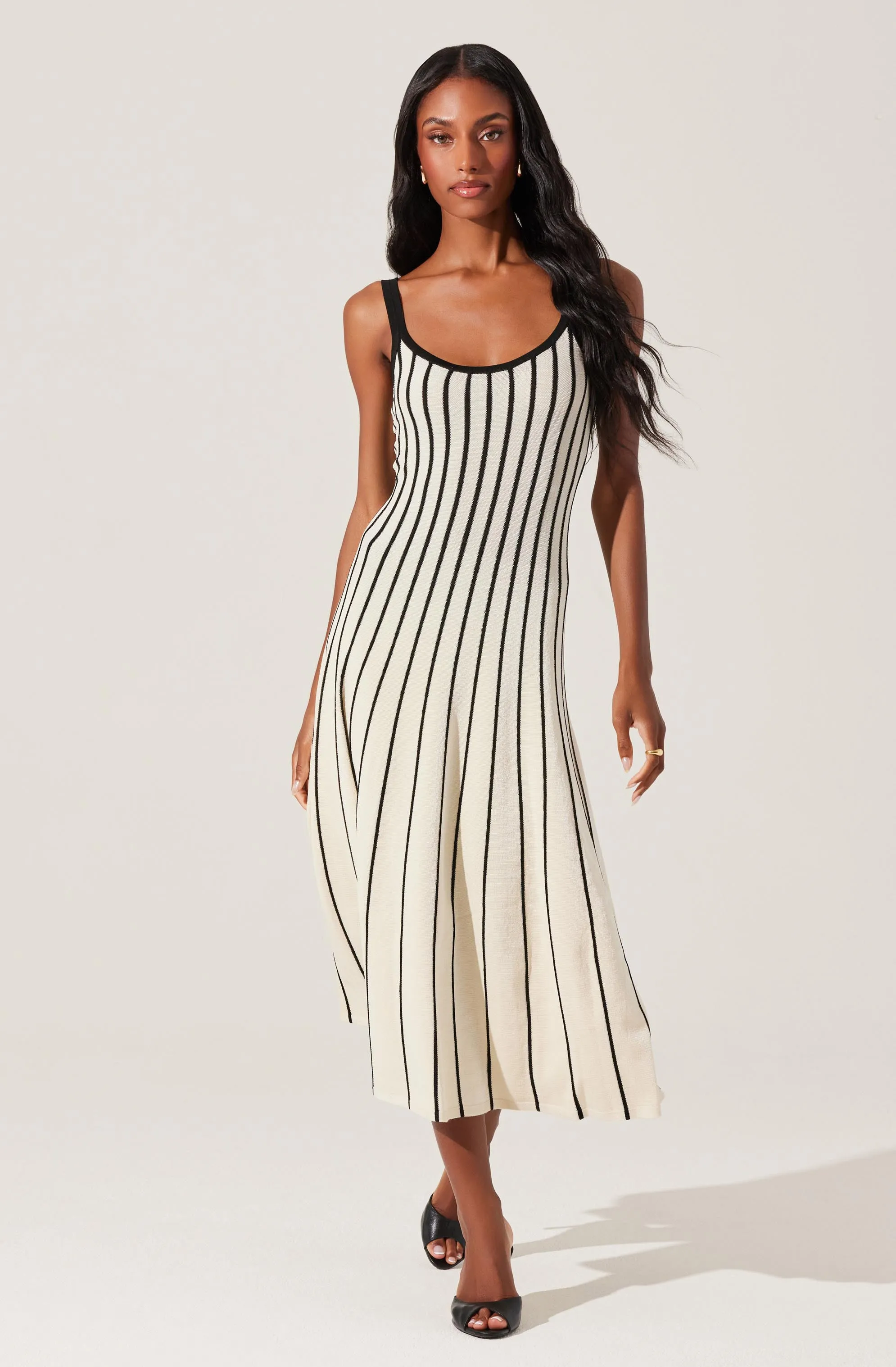 Irecia Stripe Sweater Midi Dress sold by Astr