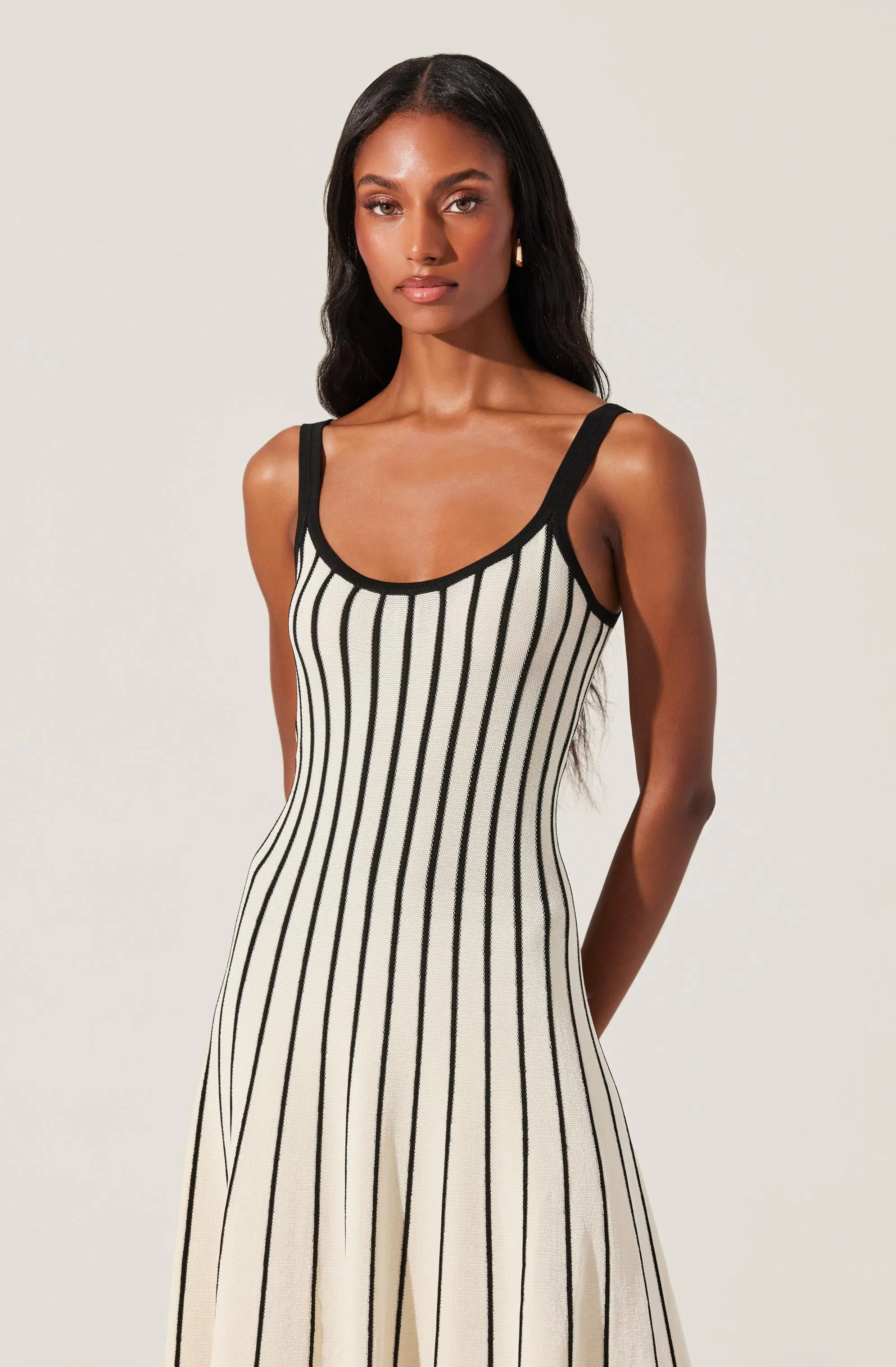 Irecia Stripe Sweater Midi Dress sold by Astr product image thumbnail 2