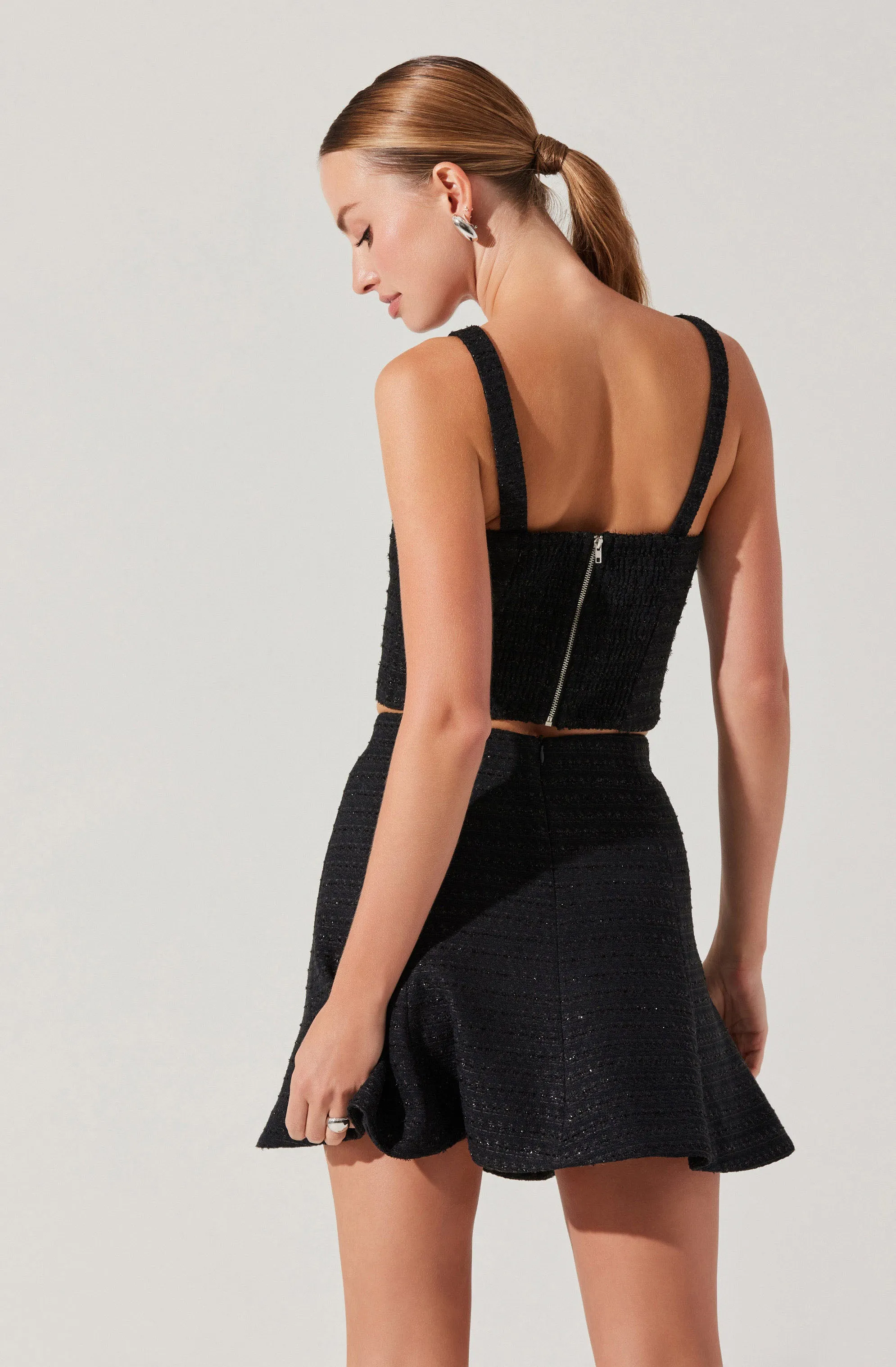 Kiona Tweed Bow Top sold by Astr product image thumbnail 5