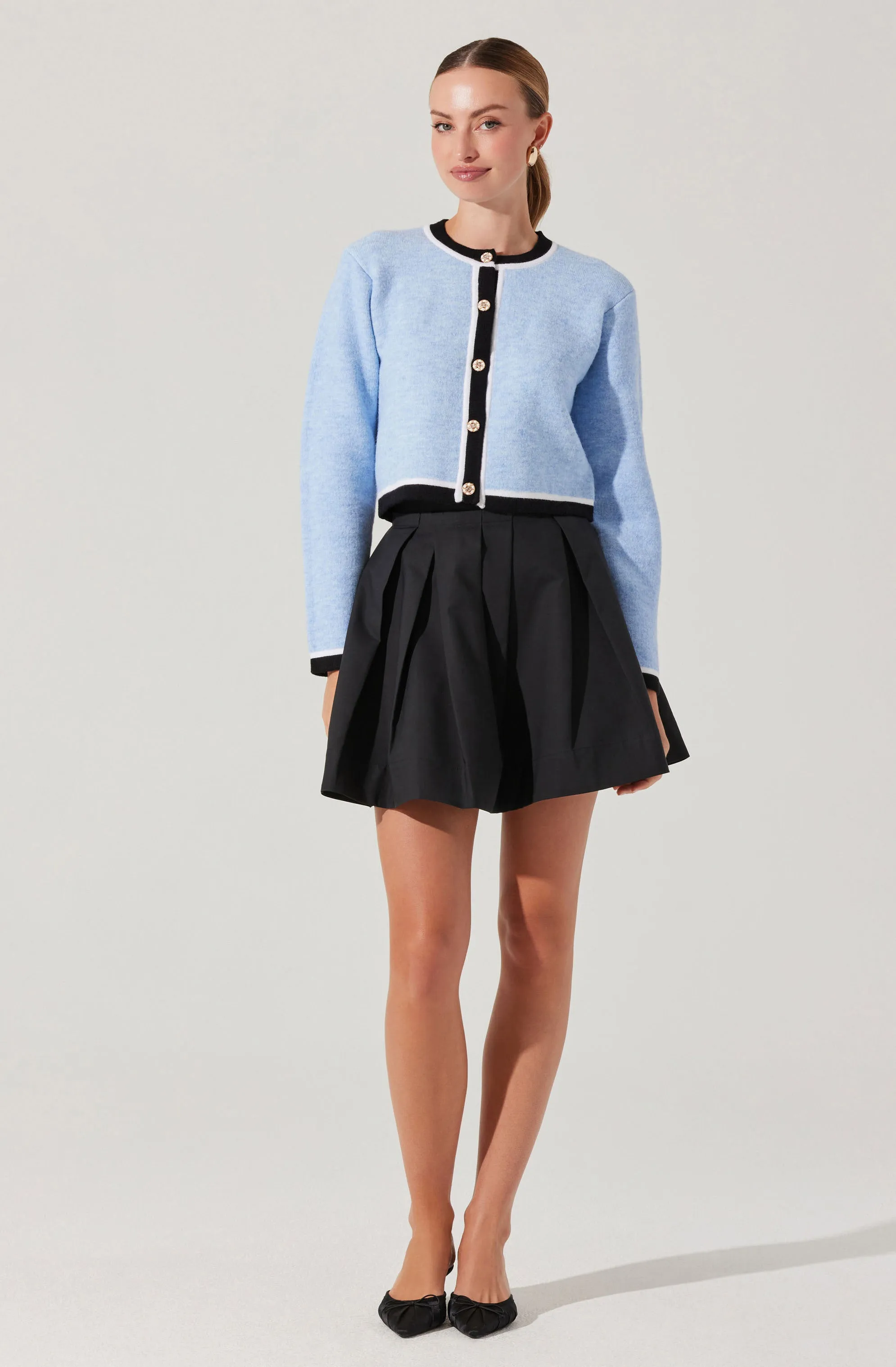 Hattie Contrast Trim Cardigan sold by Astr product image thumbnail 2