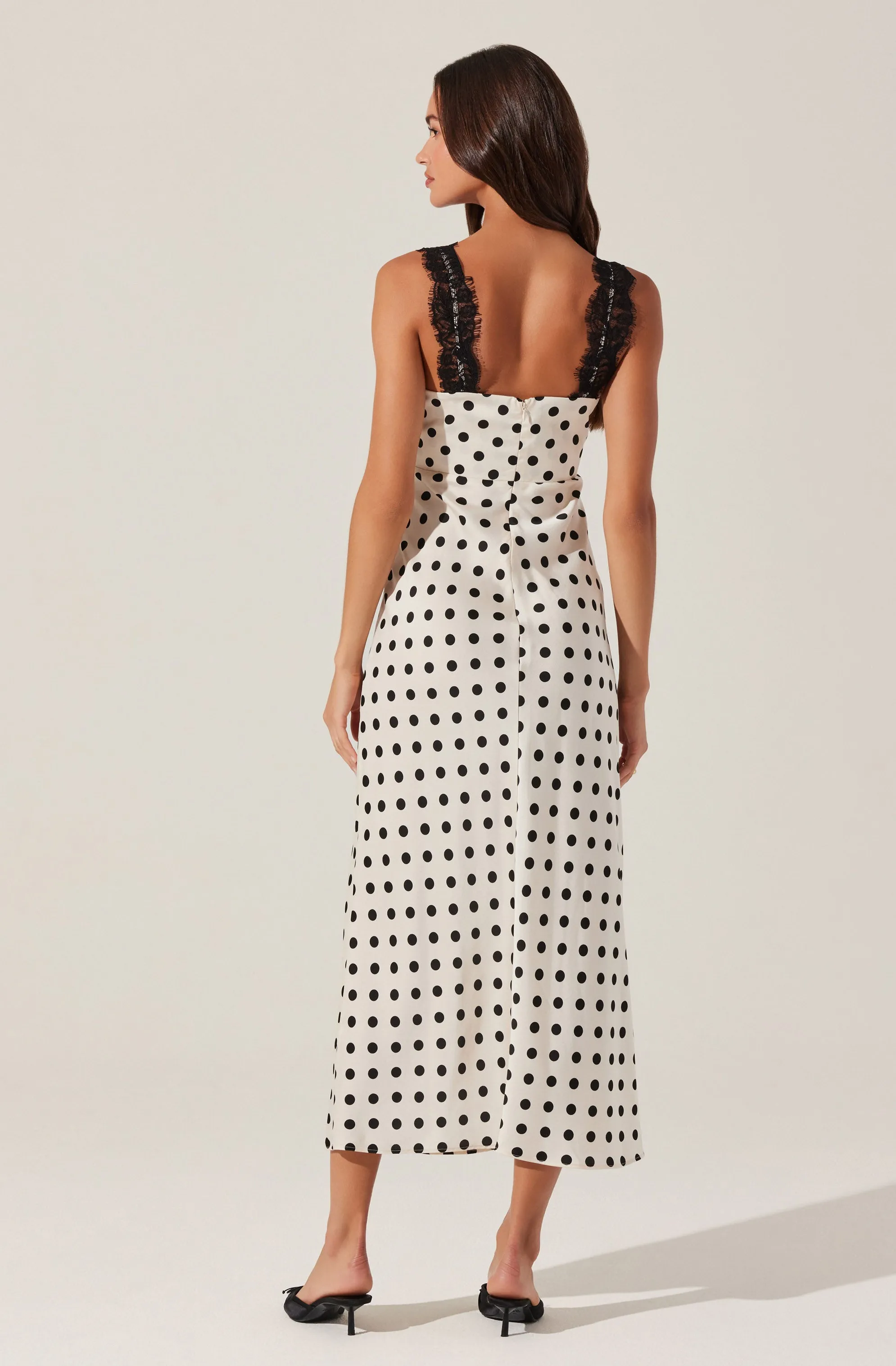 Eirene Polka Dot Midi Dress sold by Astr product image thumbnail 5