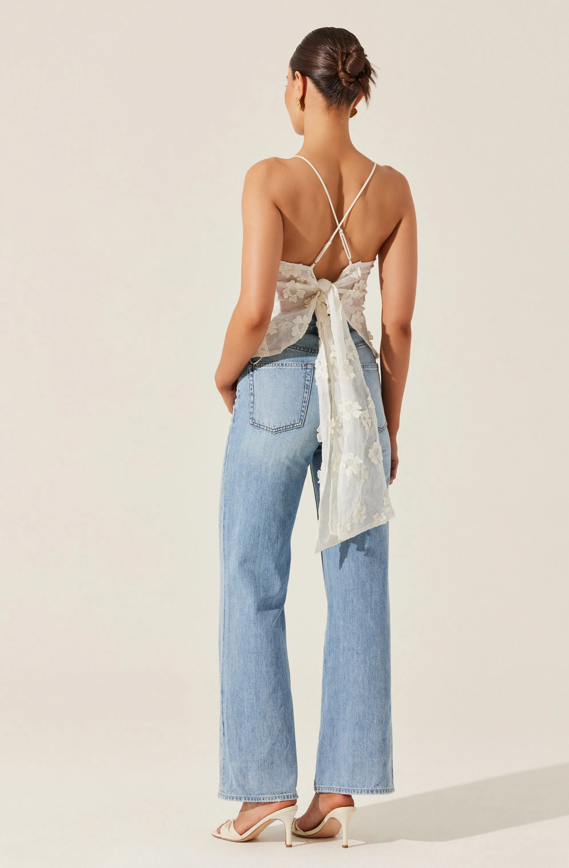 Everli Floral Appliqué Camisole Top sold by Astr product image thumbnail 5