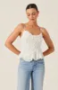Everli Floral Appliqué Camisole Top sold by Astr