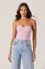 Indie Strapless Tweed Bustier Top sold by Astr
