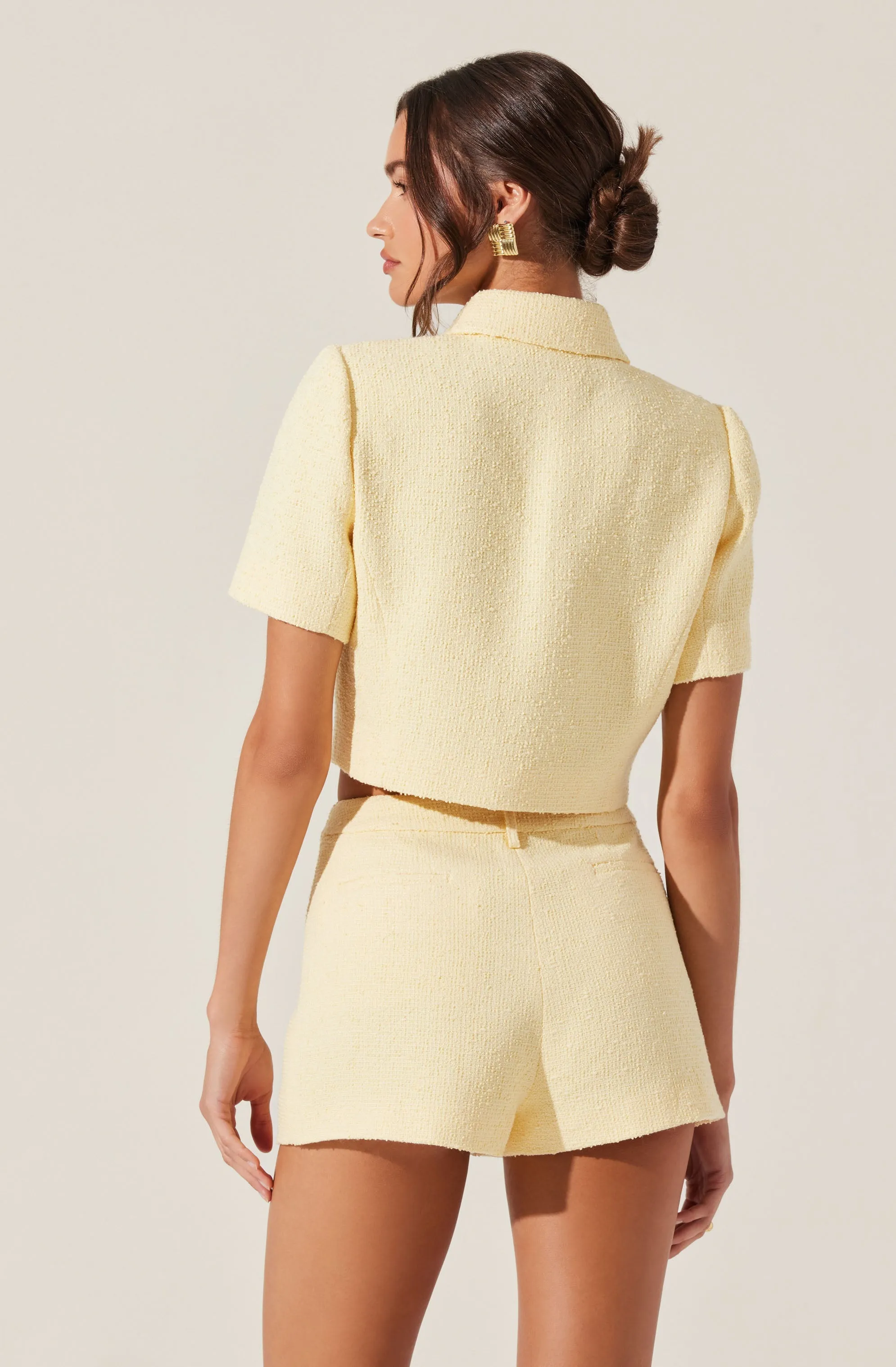 Eaton Tweed Cropped Jacket sold by Astr product image thumbnail 4