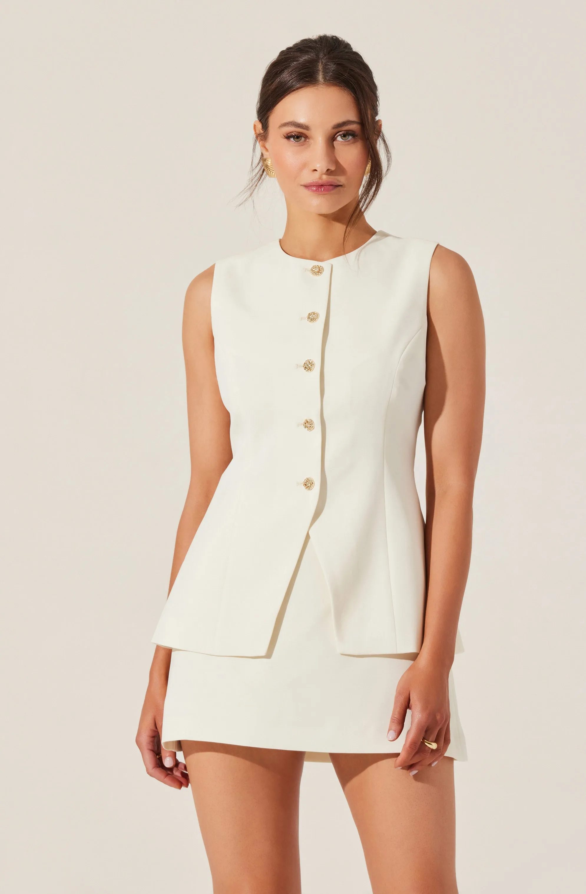 Dilone Vest Mini Dress sold by Astr product image thumbnail 4