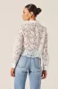 Isabis Floral Lace Top sold by Astr