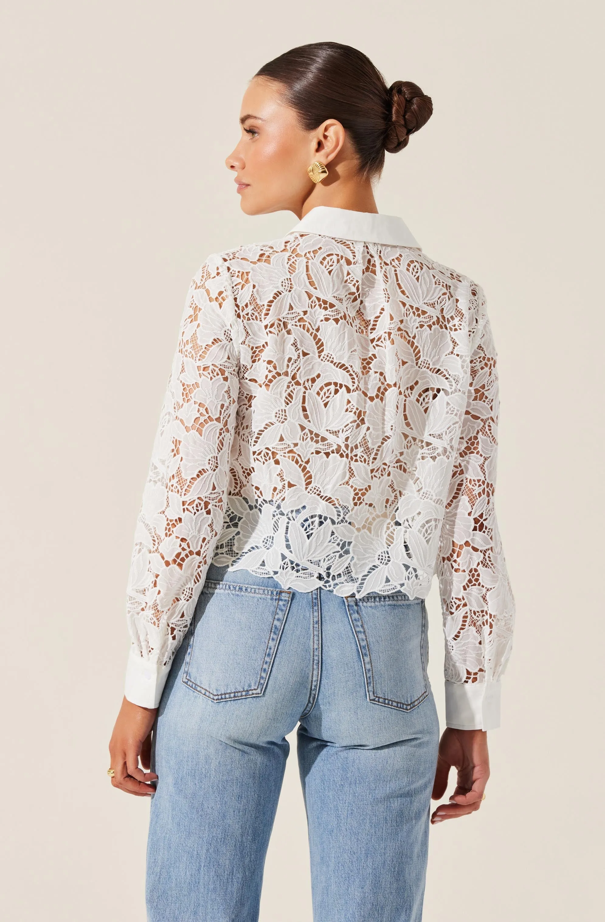 Isabis Floral Lace Top sold by Astr product image thumbnail 2