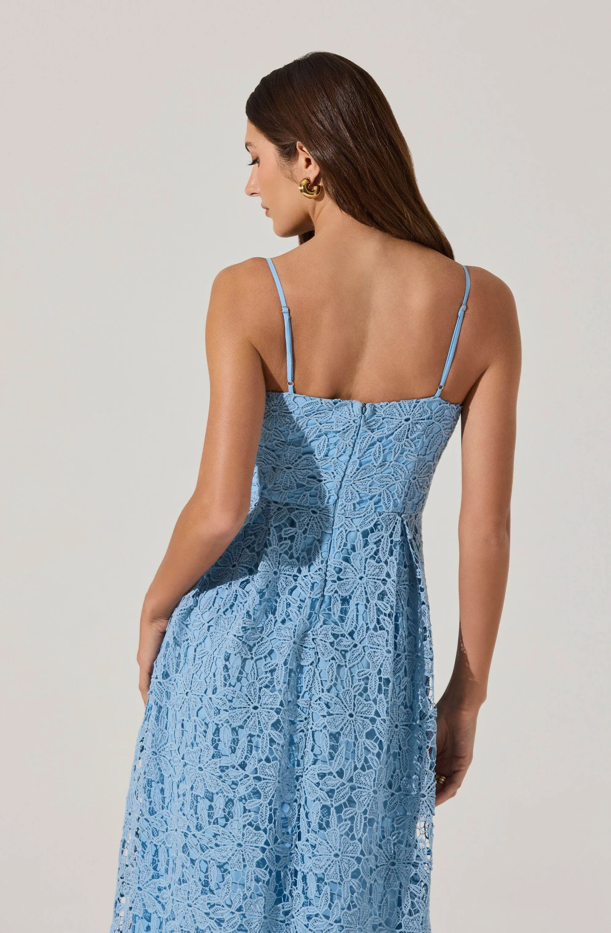 Floral Lace Midi Dress sold by Astr product image thumbnail 4