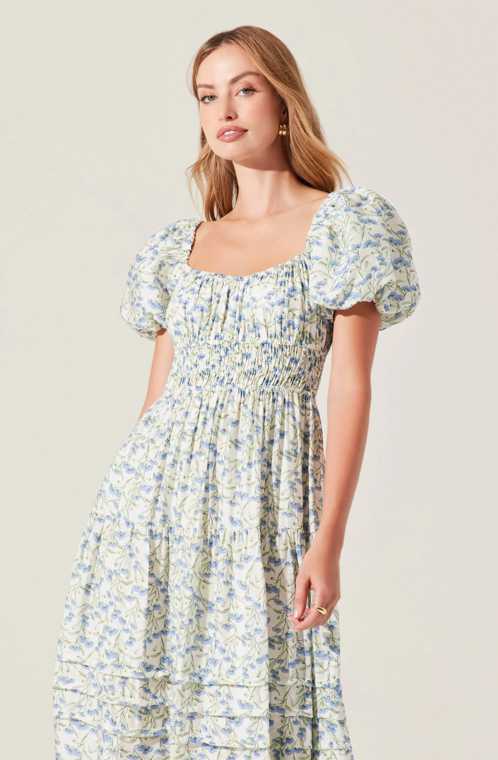 Florentina Floral Tiered Maxi Dress sold by Astr product image thumbnail 3