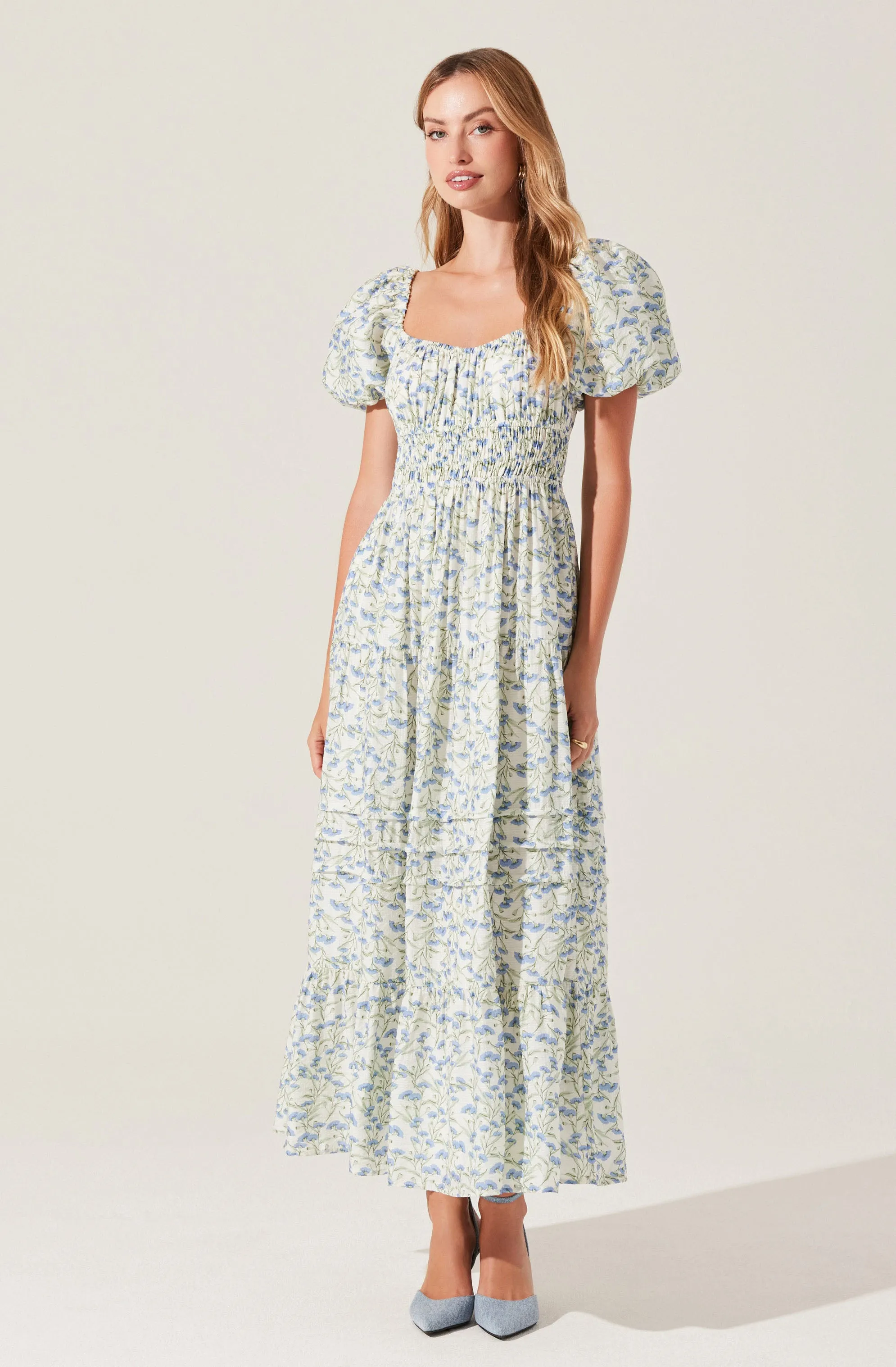 Florentina Floral Tiered Maxi Dress sold by Astr product image thumbnail 5