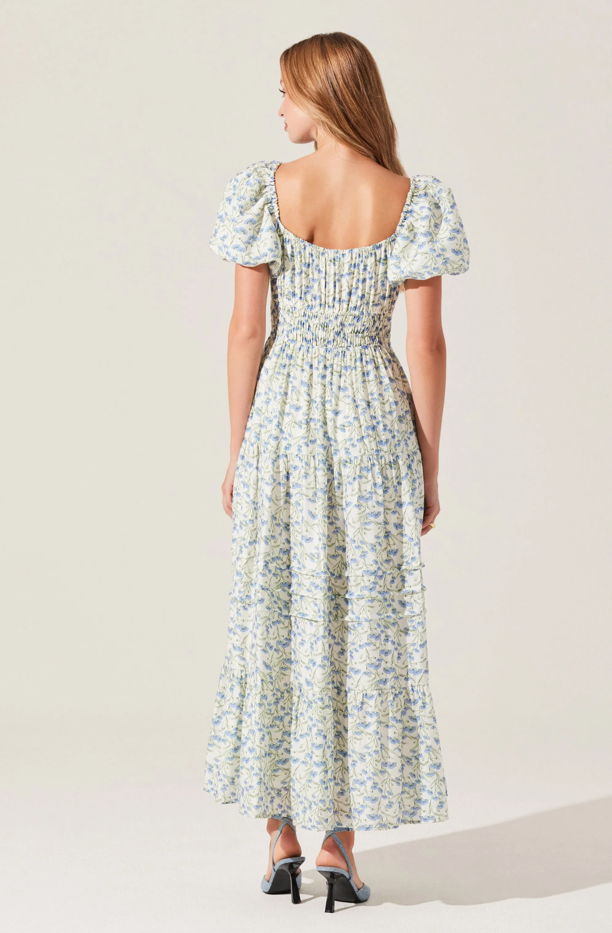 Florentina Floral Tiered Maxi Dress sold by Astr product image thumbnail 4