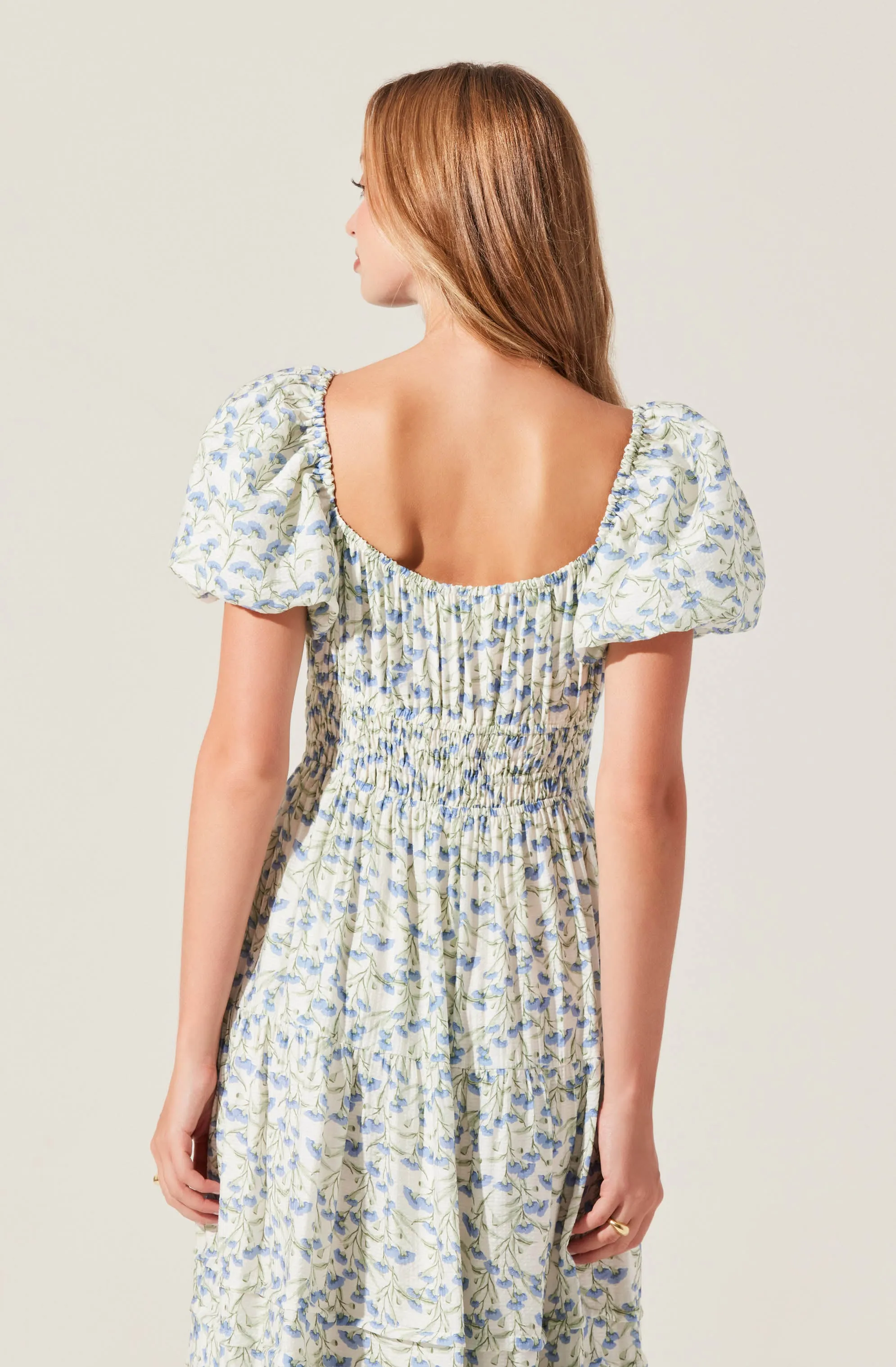 Florentina Floral Tiered Maxi Dress sold by Astr product image thumbnail 2