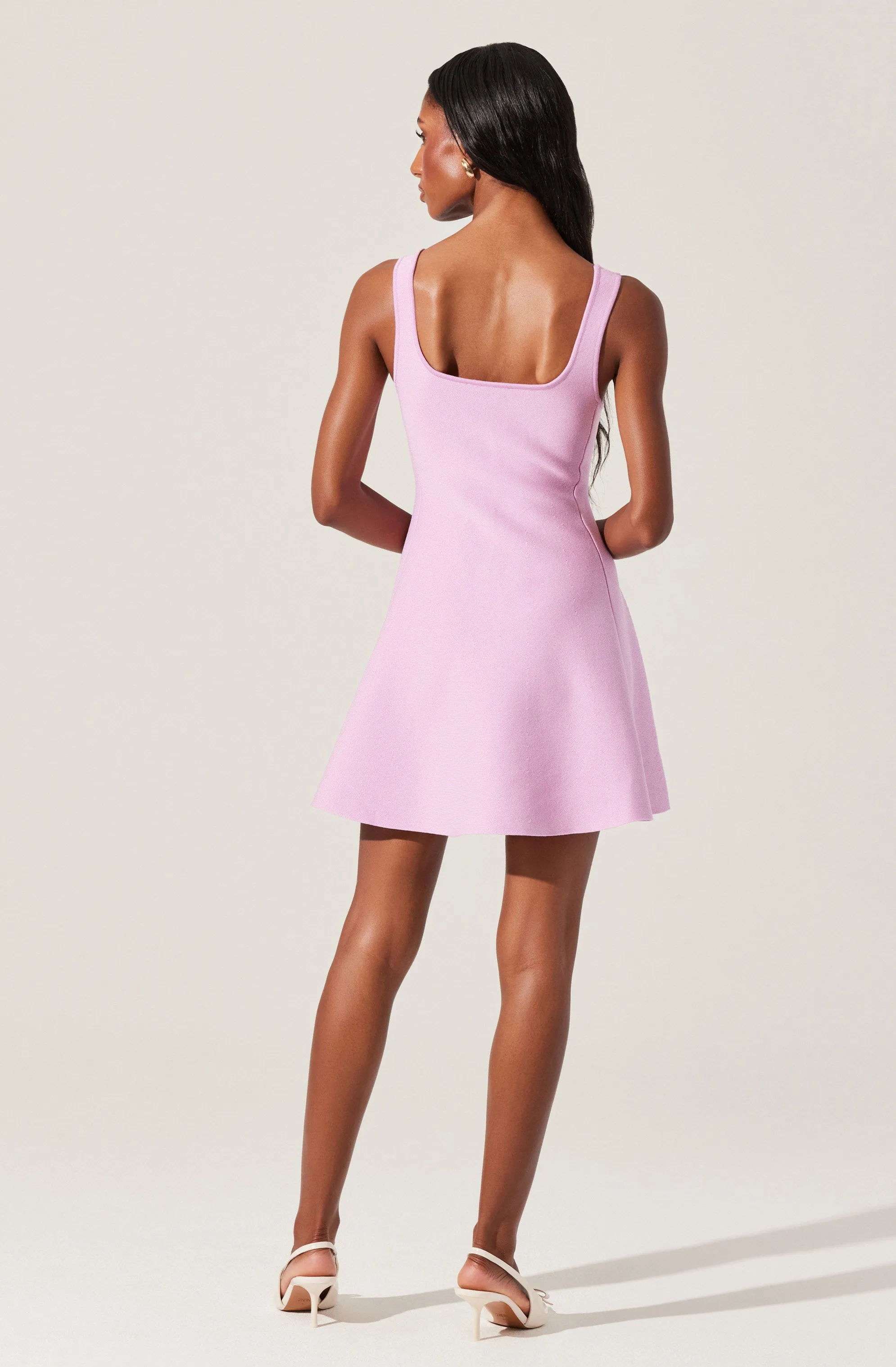 Lucile Mini Sweater Skater Dress sold by Astr product image thumbnail 5