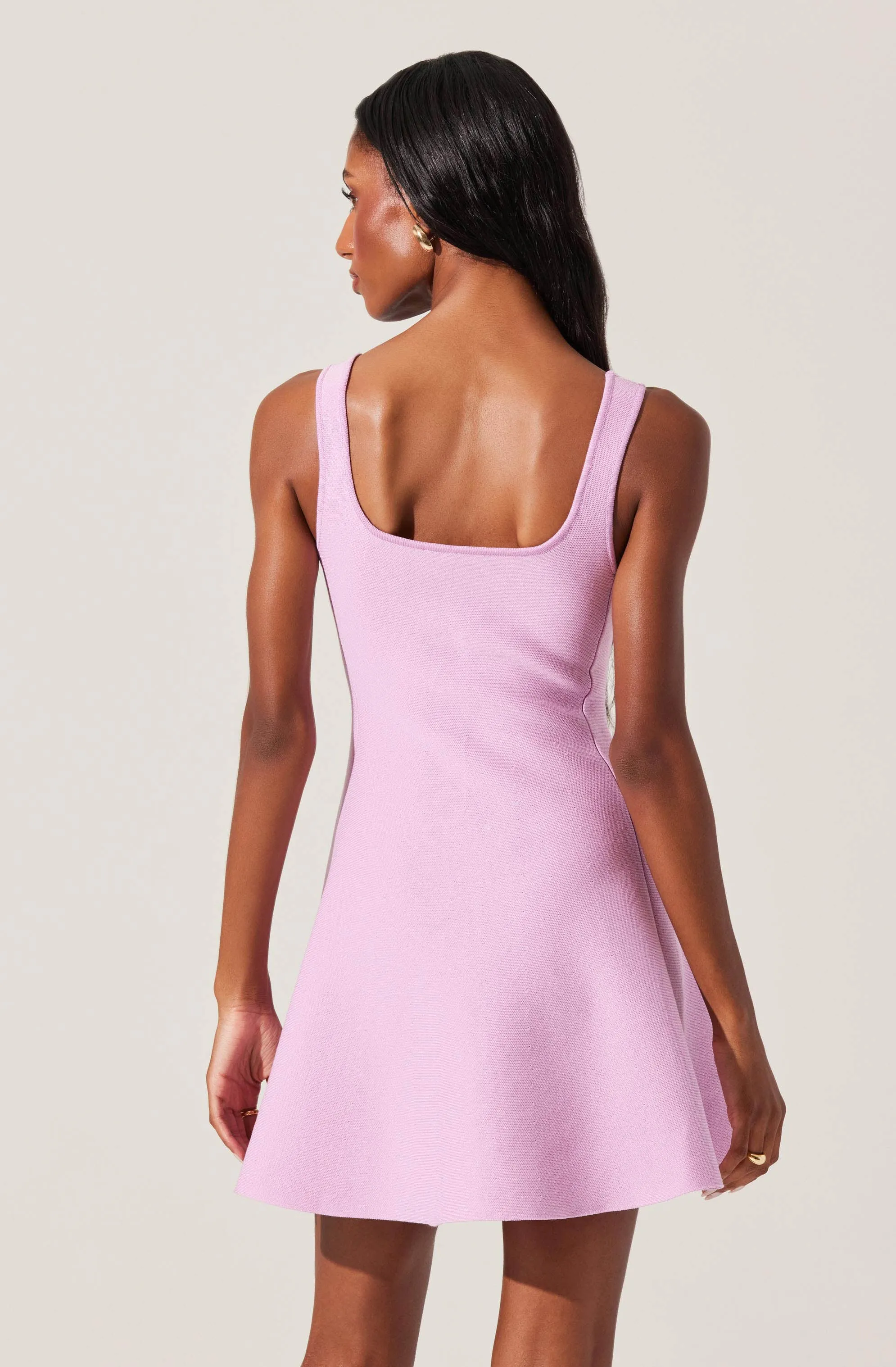 Lucile Mini Sweater Skater Dress sold by Astr product image thumbnail 2