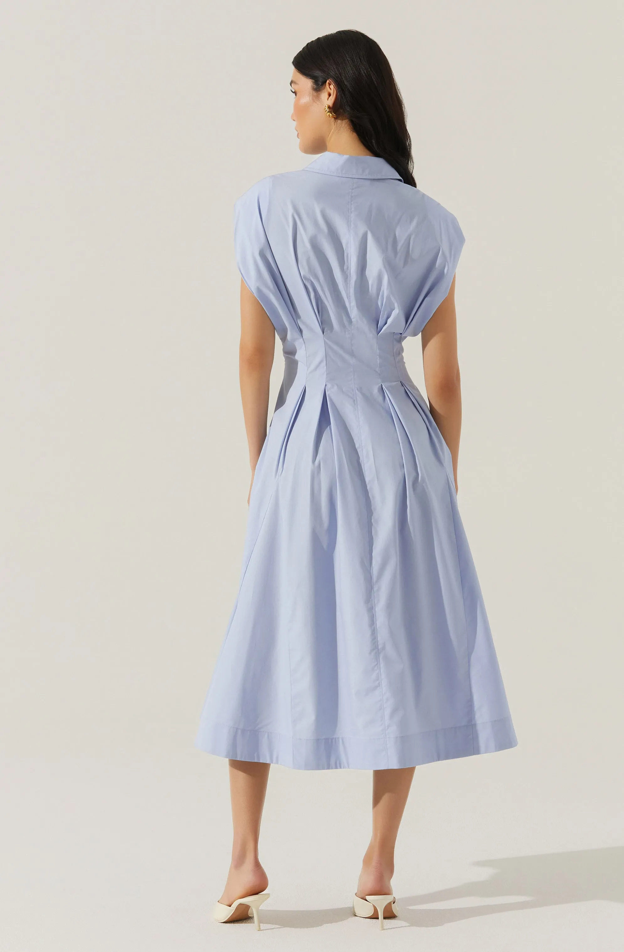 Beckett Tapered Waist Pleated Dress sold by Astr product image thumbnail 2