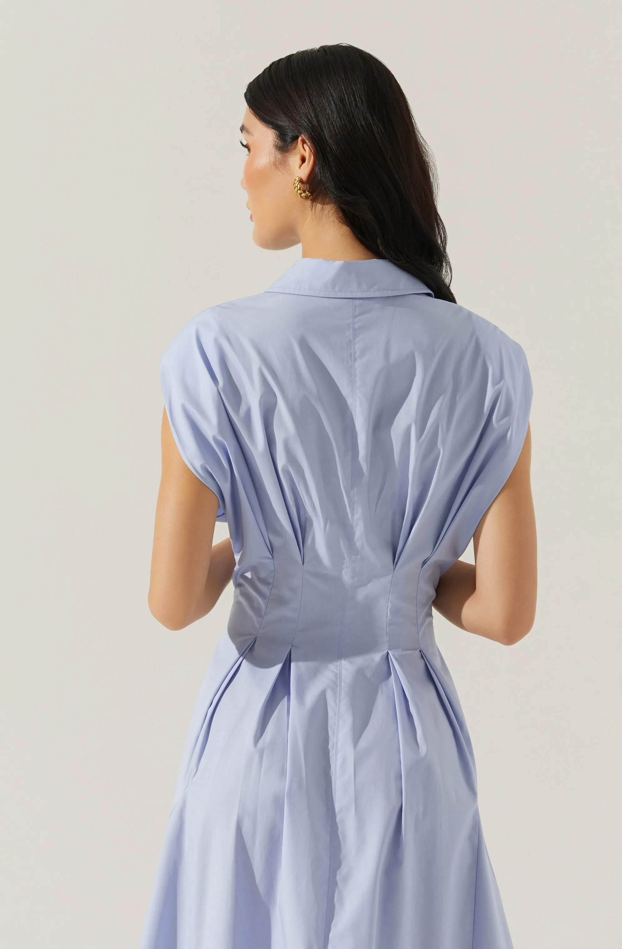 Beckett Tapered Waist Pleated Dress sold by Astr product image thumbnail 5