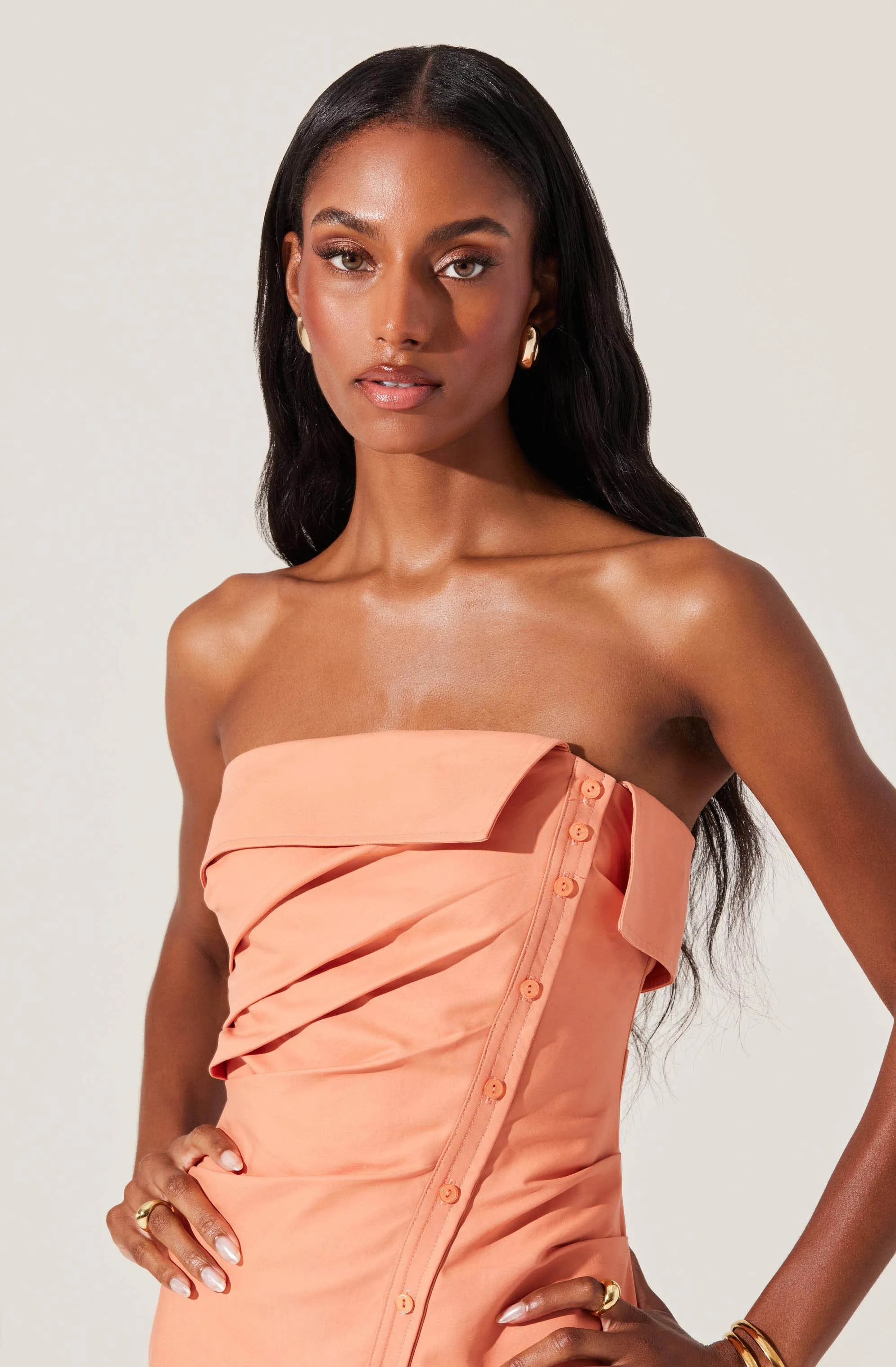 Sabriya Strapless Mini Dress sold by Astr product image thumbnail 3