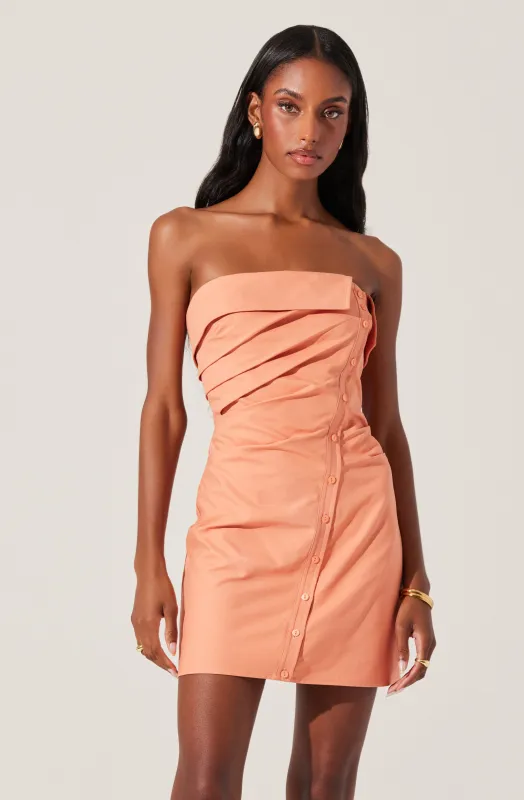 Sabriya Strapless Mini Dress sold by Astr