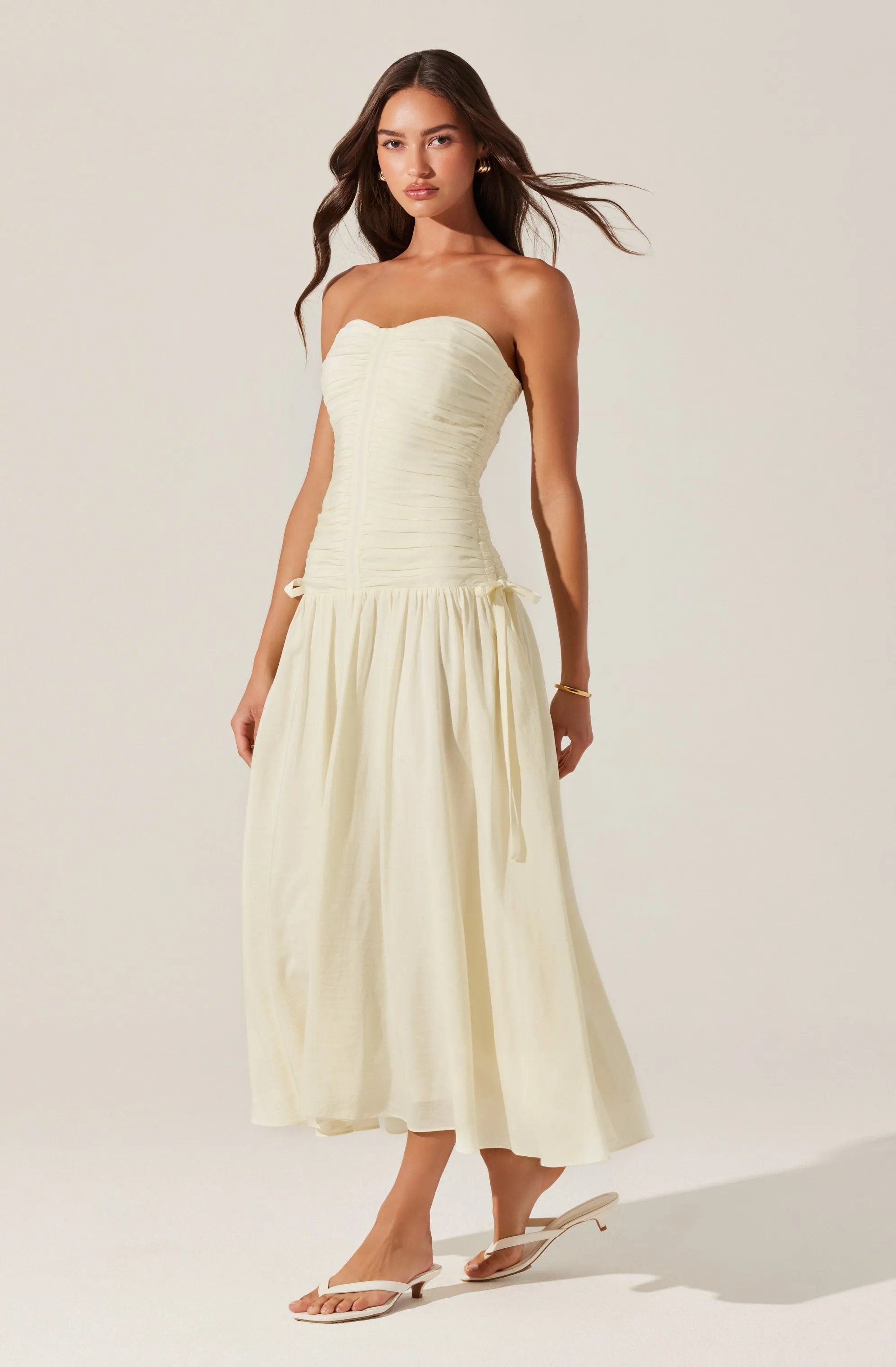 Zori Strapless Maxi Dress sold by Astr product image thumbnail 2
