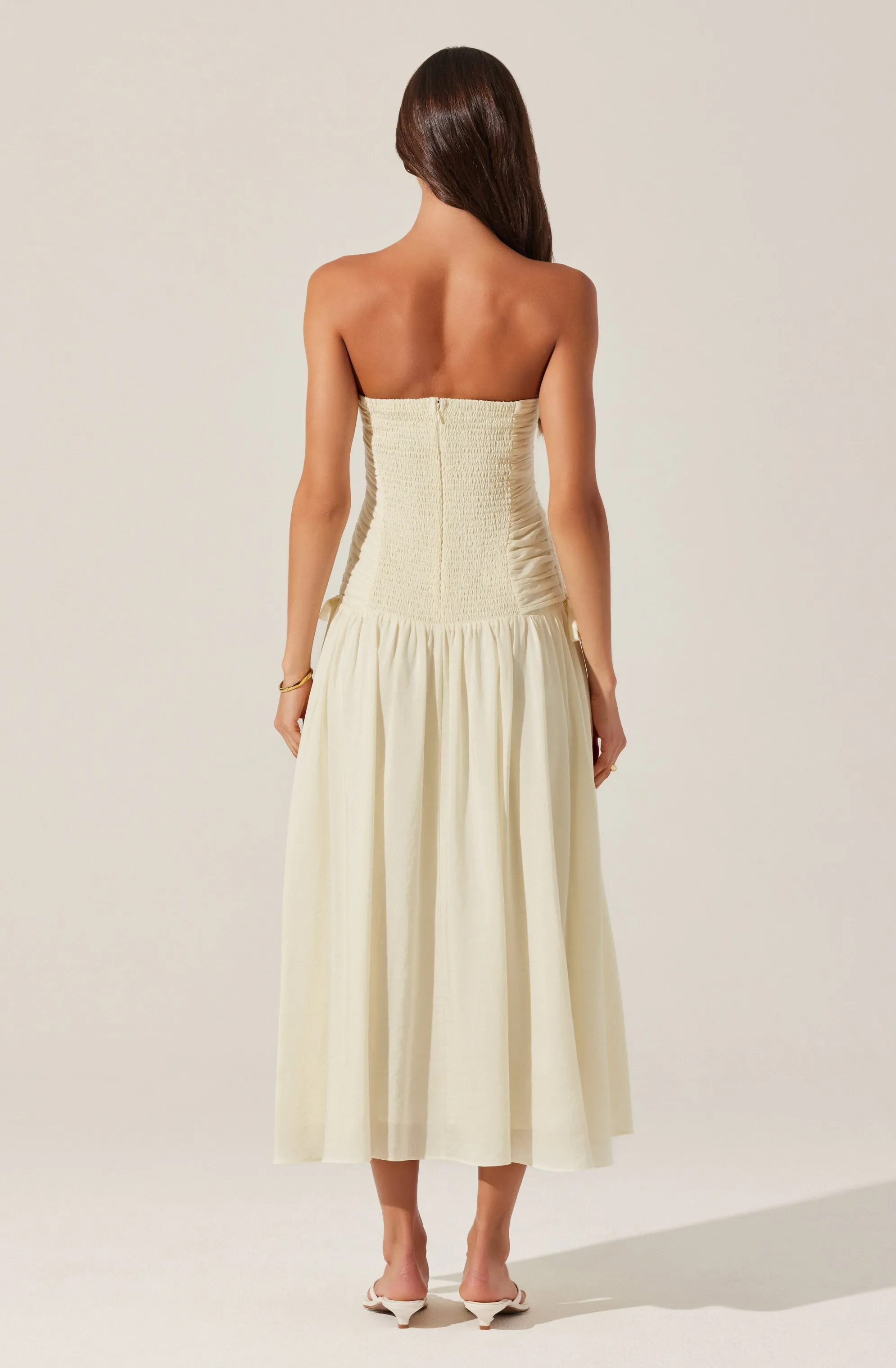 Zori Strapless Maxi Dress sold by Astr product image thumbnail 5