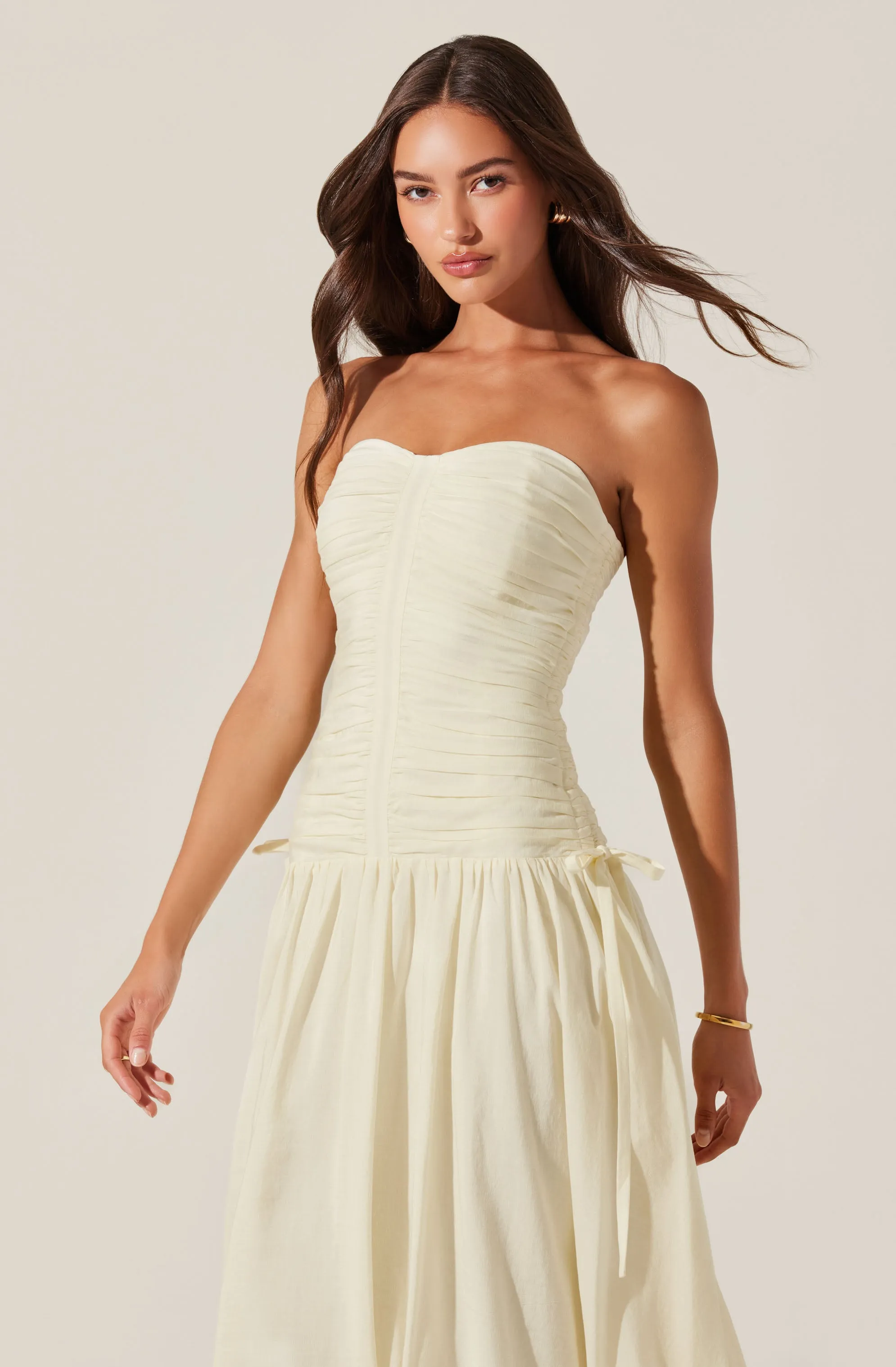 Zori Strapless Maxi Dress sold by Astr product image thumbnail 3