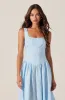 Thierry Linen Midi Dress sold by Astr