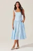 Thierry Linen Midi Dress sold by Astr