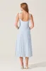 Aylin Pleated Midi Sweater Dress sold by Astr