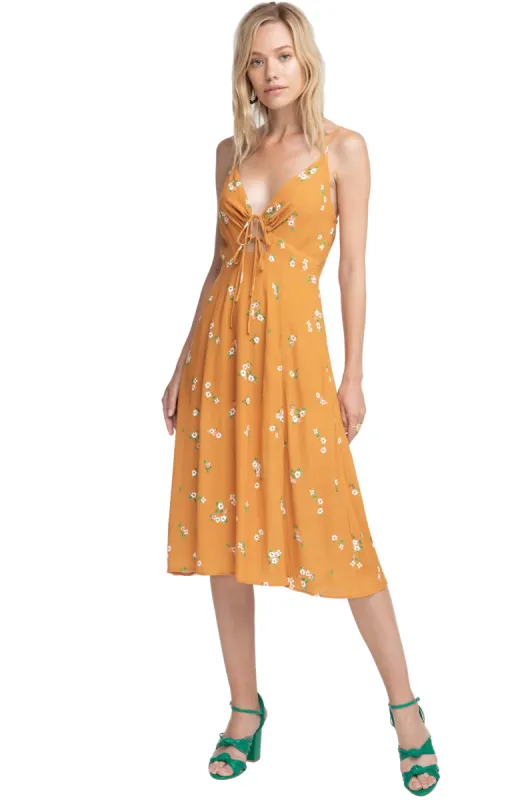 Collin Floral Midi Dress sold by Astr