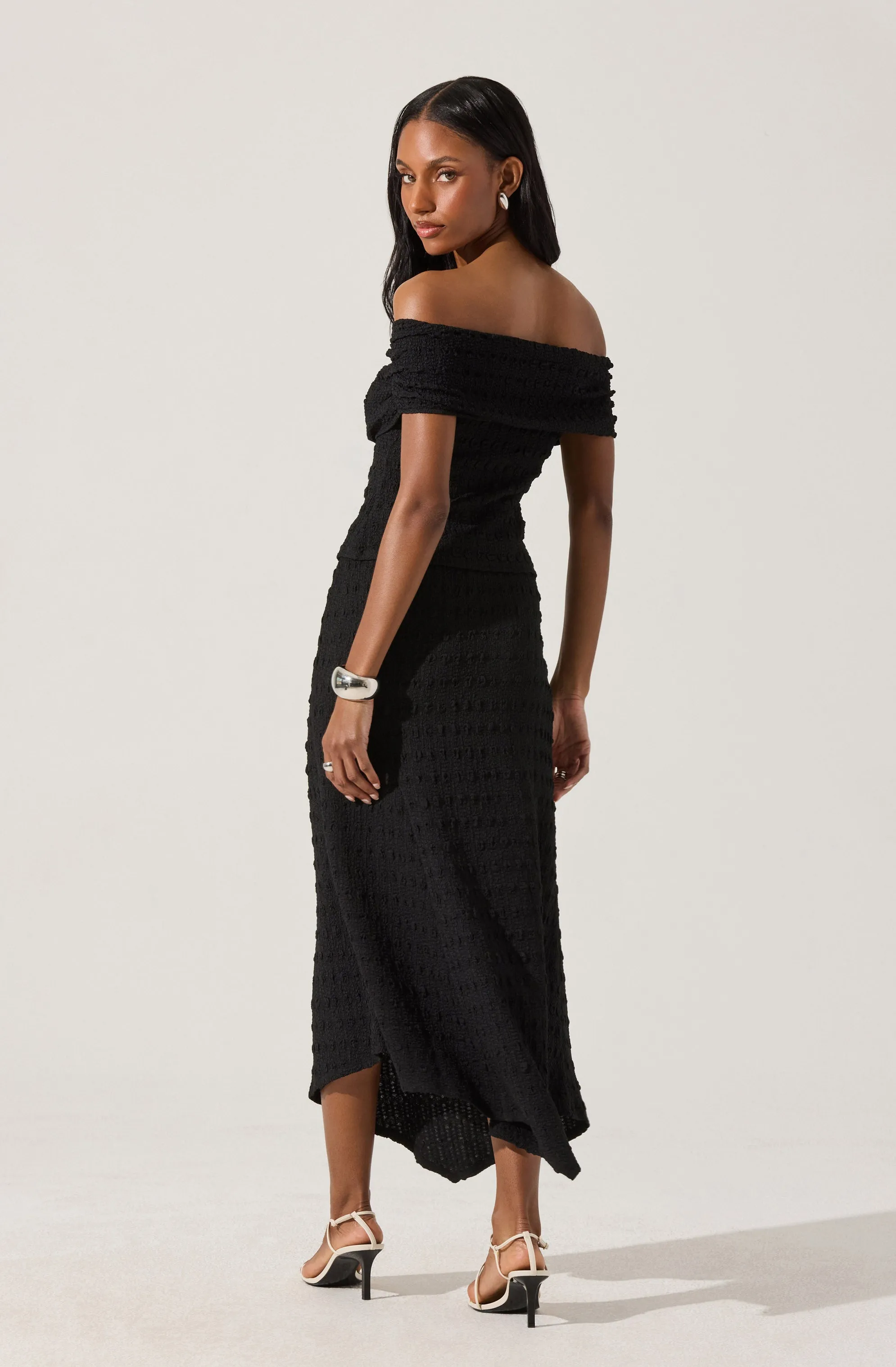 Textured Asymmetric Knit Skirt sold by Astr product image thumbnail 5