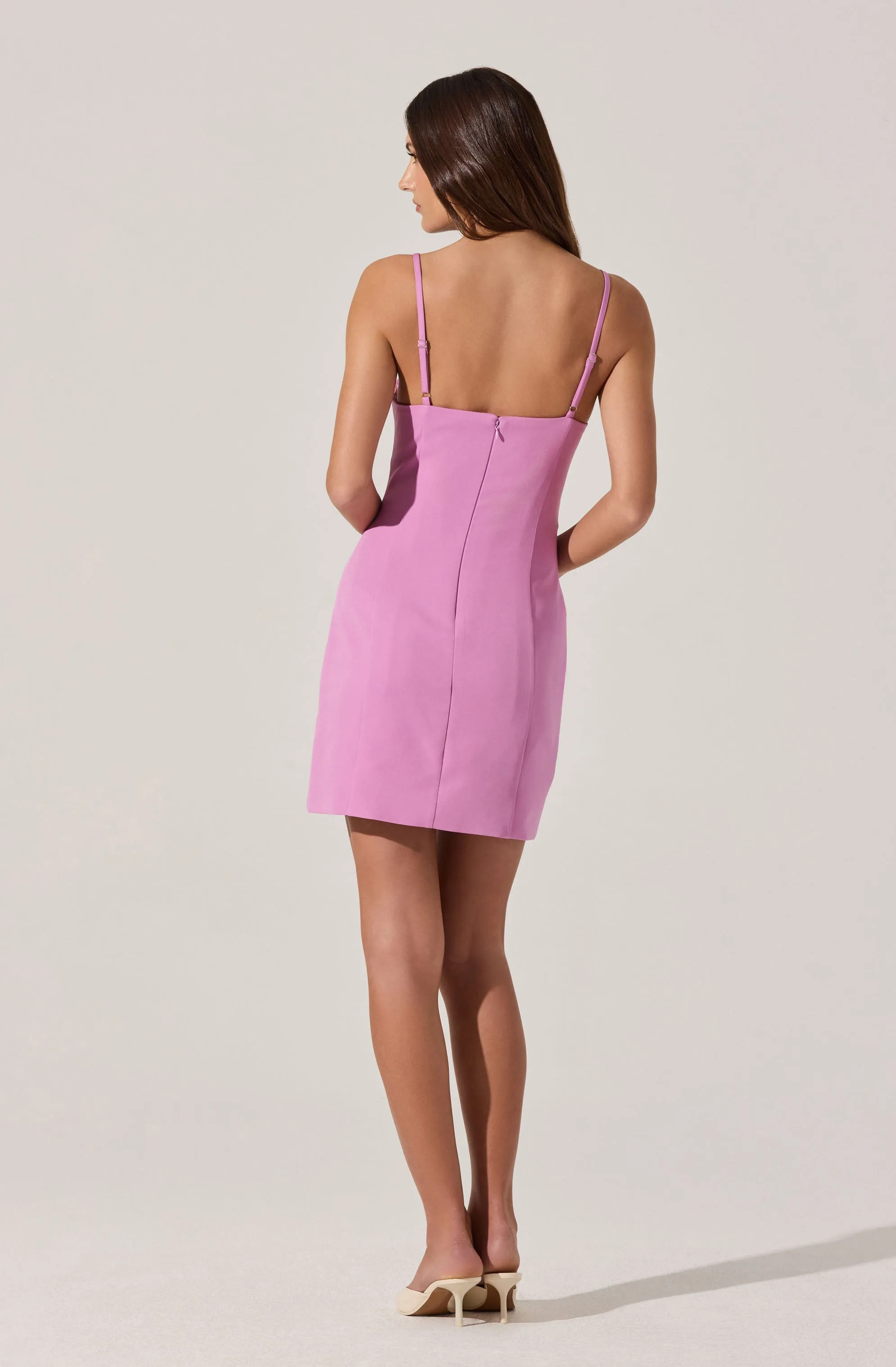 Bow Detail Bustier Mini Dress sold by Astr product image thumbnail 3