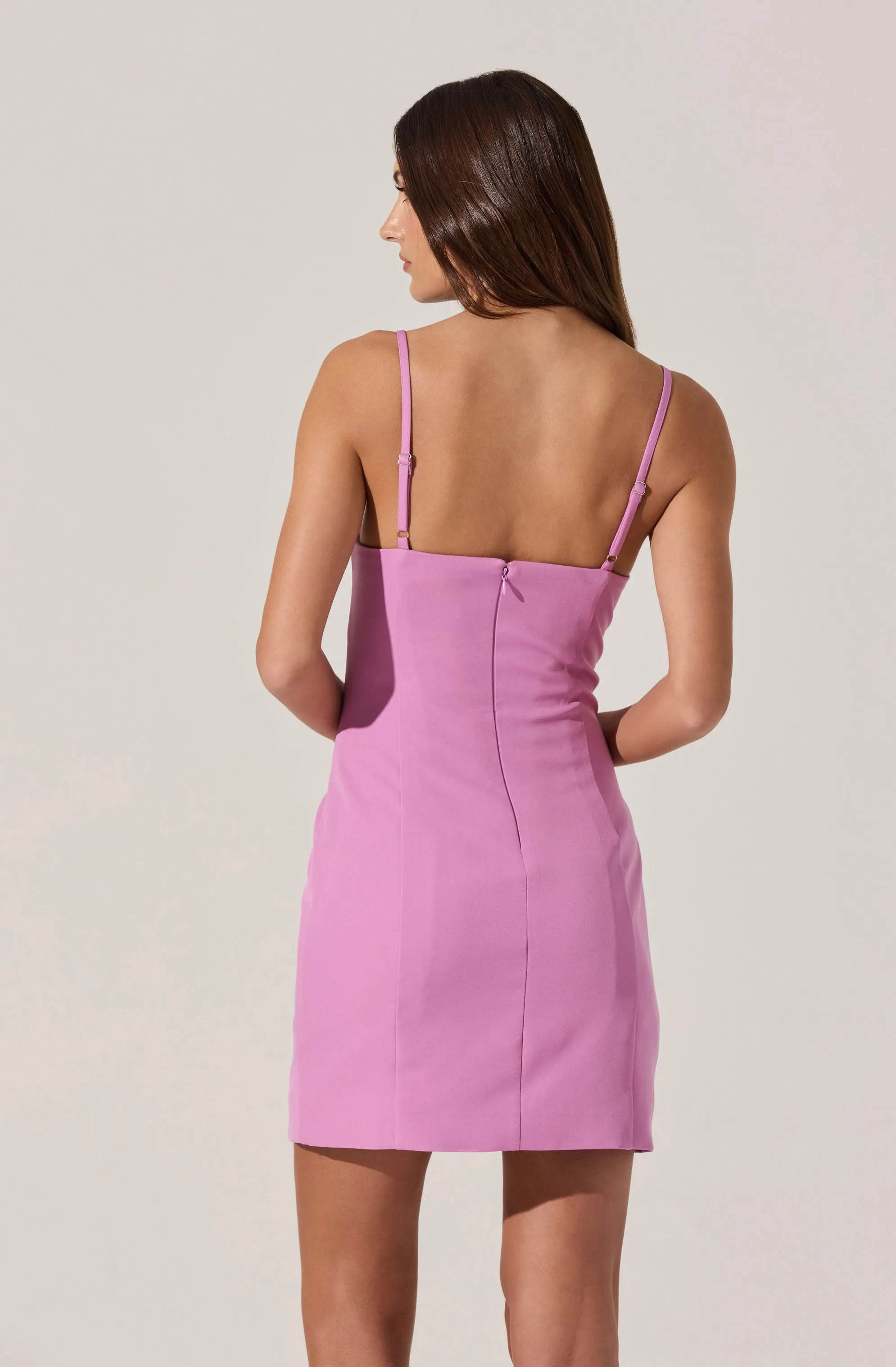 Bow Detail Bustier Mini Dress sold by Astr product image thumbnail 5