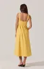 Sweetheart Corset Linen Dress sold by Astr