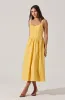 Sweetheart Corset Linen Dress sold by Astr