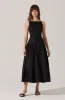 High Square Neck Midi Dress sold by Astr