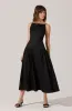 High Square Neck Midi Dress sold by Astr